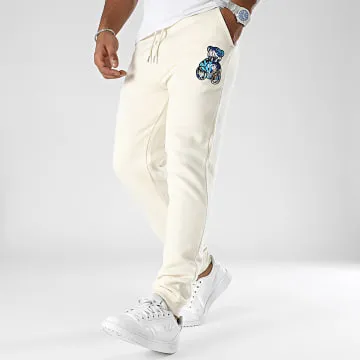 Serie Arte Pantaloni da jogging blu beige