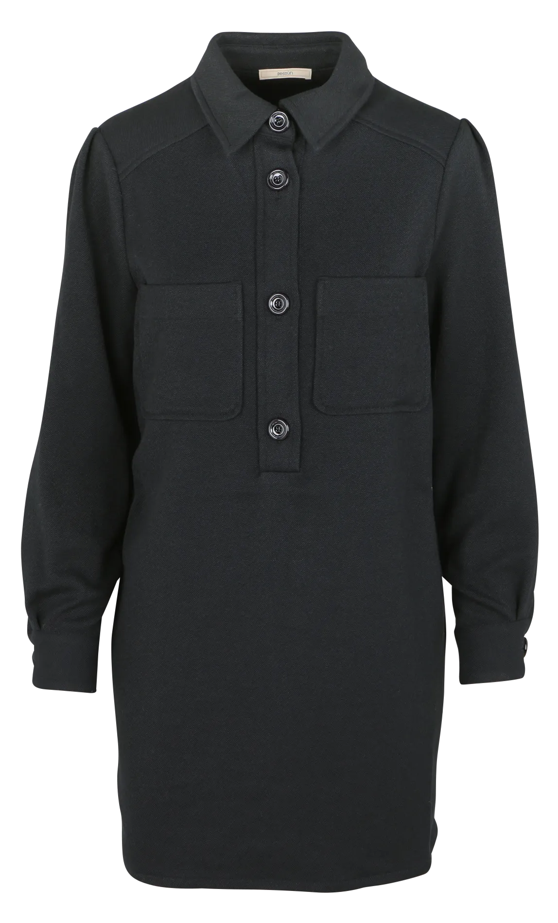  SESSUN   Stivaletti con tacco in camoscio Swinging | Nero