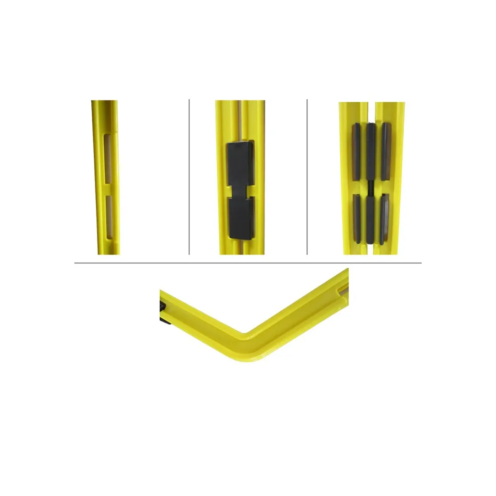 SET ESAGONI 10 PEZZI GIALLO FLUO ZEUS SPORT