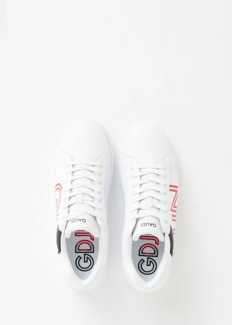 Sneaker con maxi logo