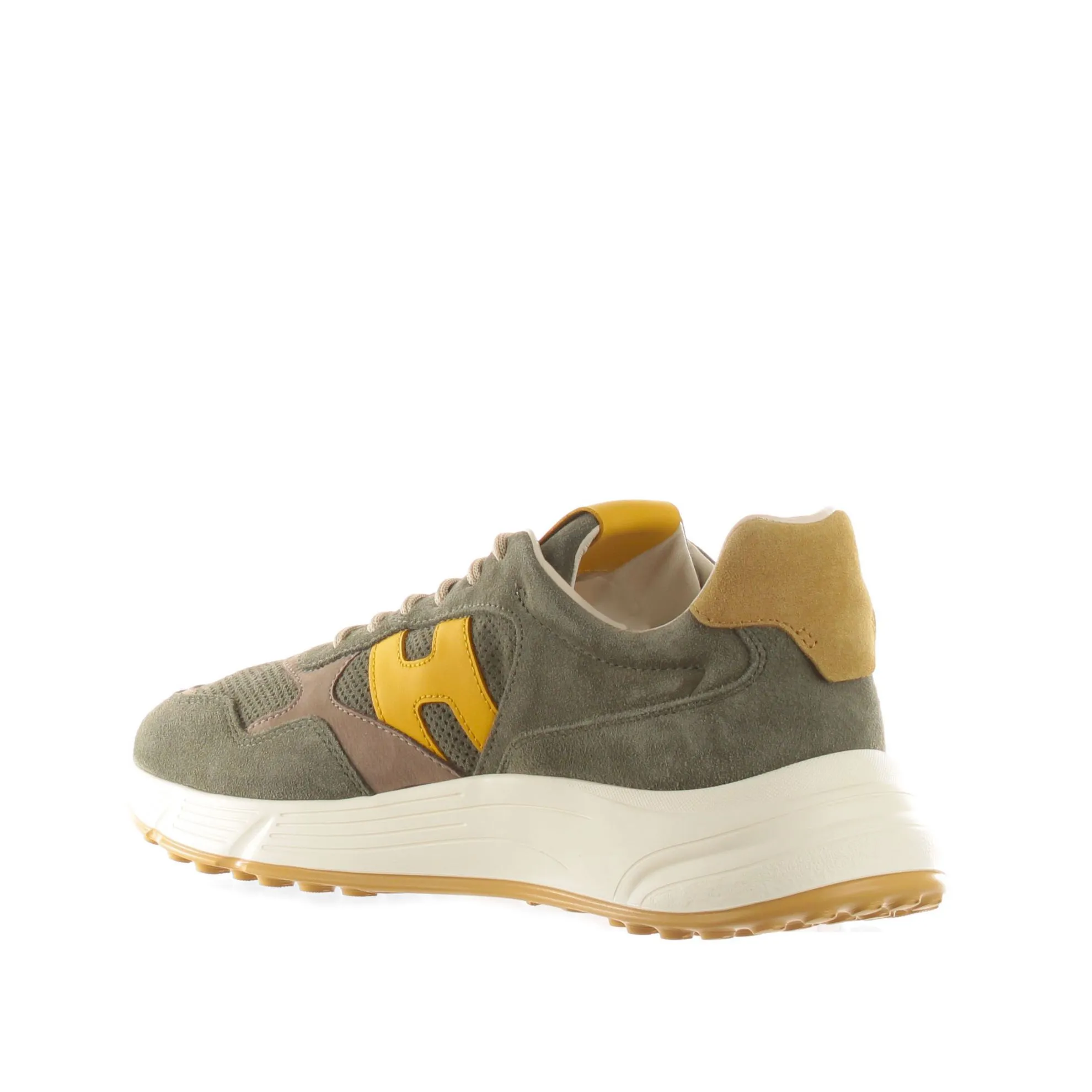 Sneaker hyperlight in camoscio
