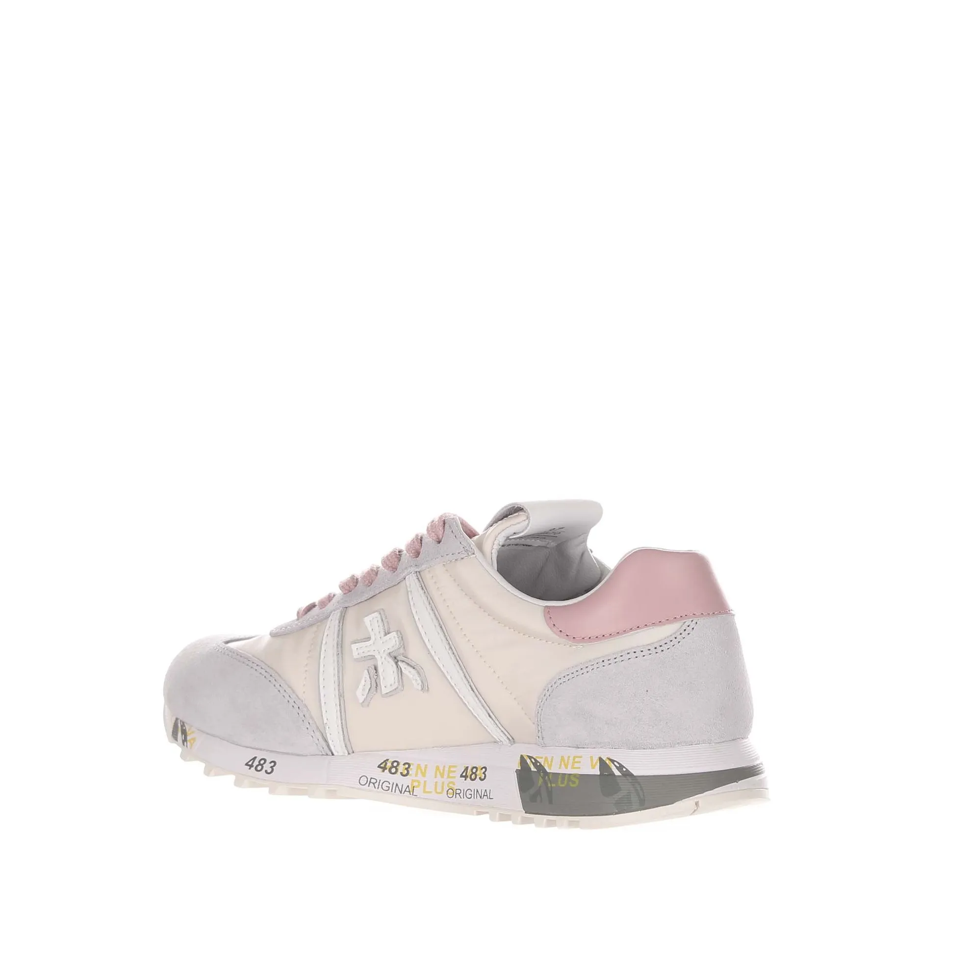Sneaker in camoscio e nylon
