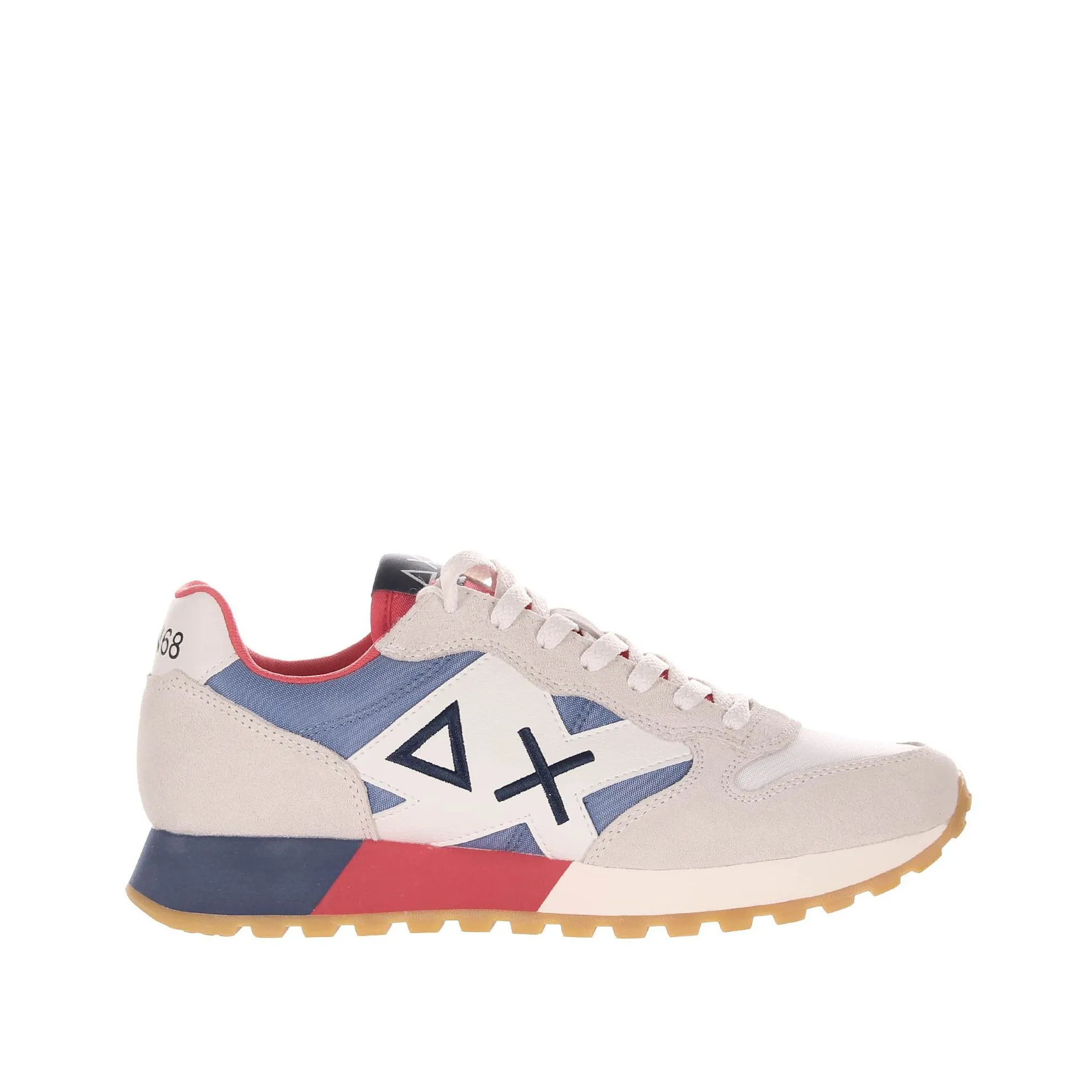 Sneaker jaki bicolor in camoscio e nylon