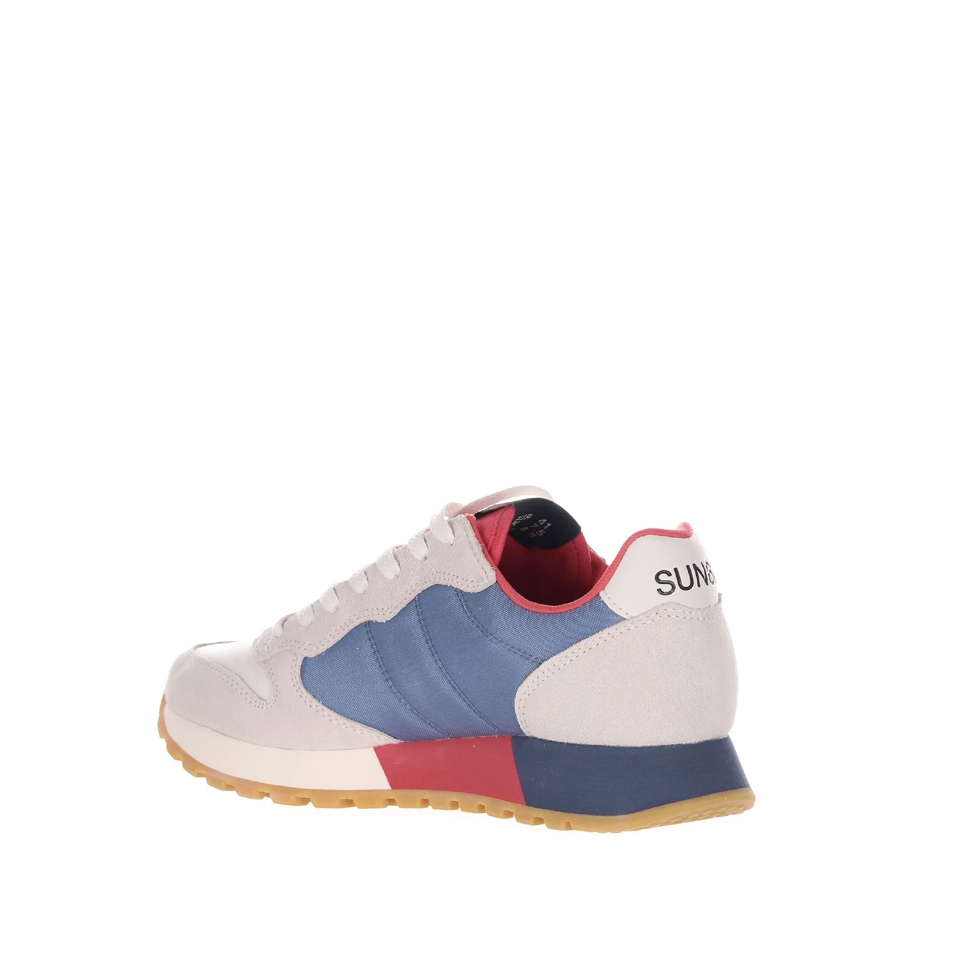 Sneaker jaki bicolor in camoscio e nylon