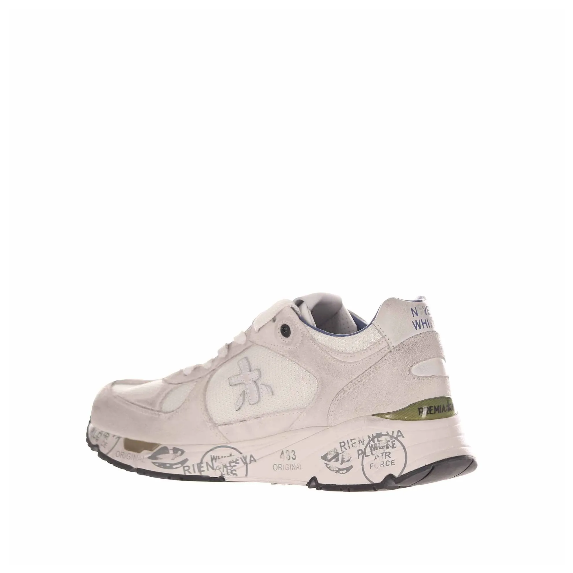 Sneakers in camoscio e nylon