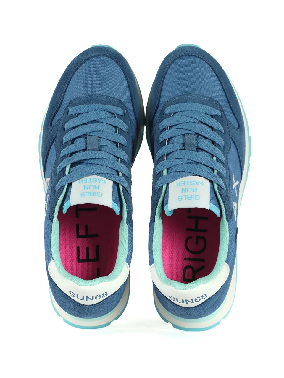 Sneakers in pelle e tessuto ALLY SOLID NYLON