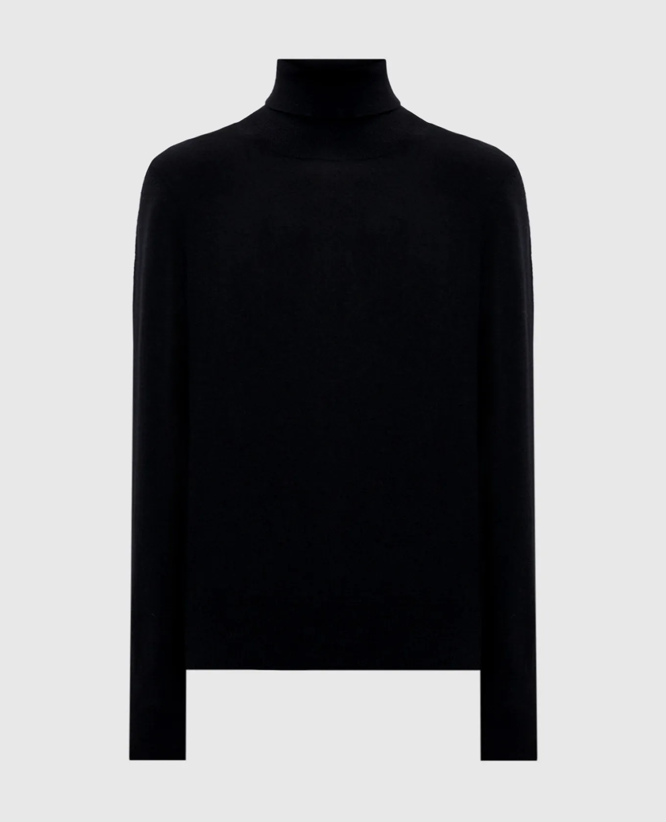 Solotre Maglione nero realizzato in lana M3S0049S