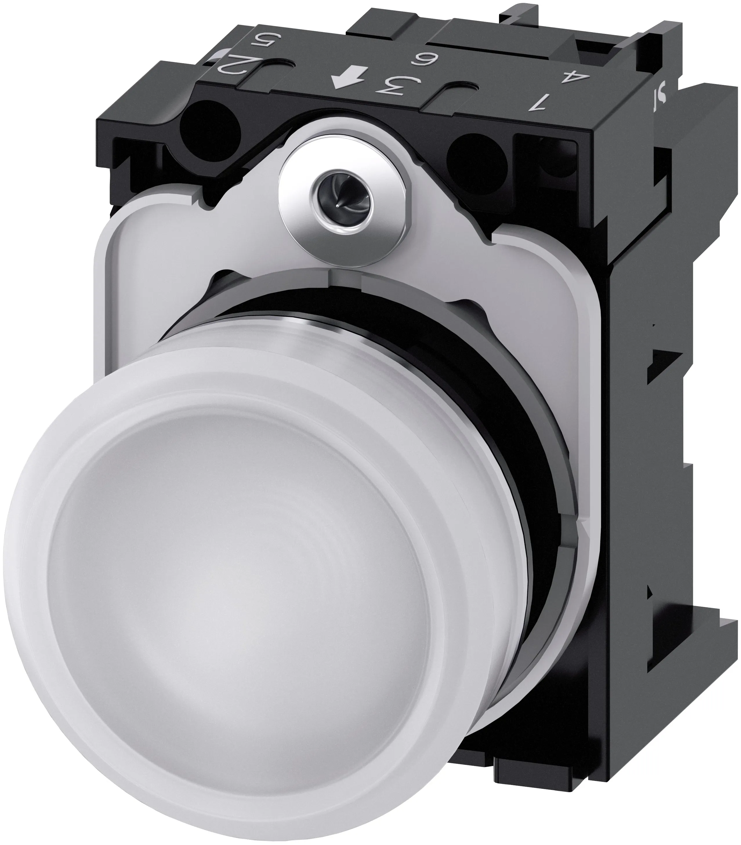 Spia 3SU1152-6AA60-1AA0, LED, foro 22mm, Montaggio a pannello, IP20