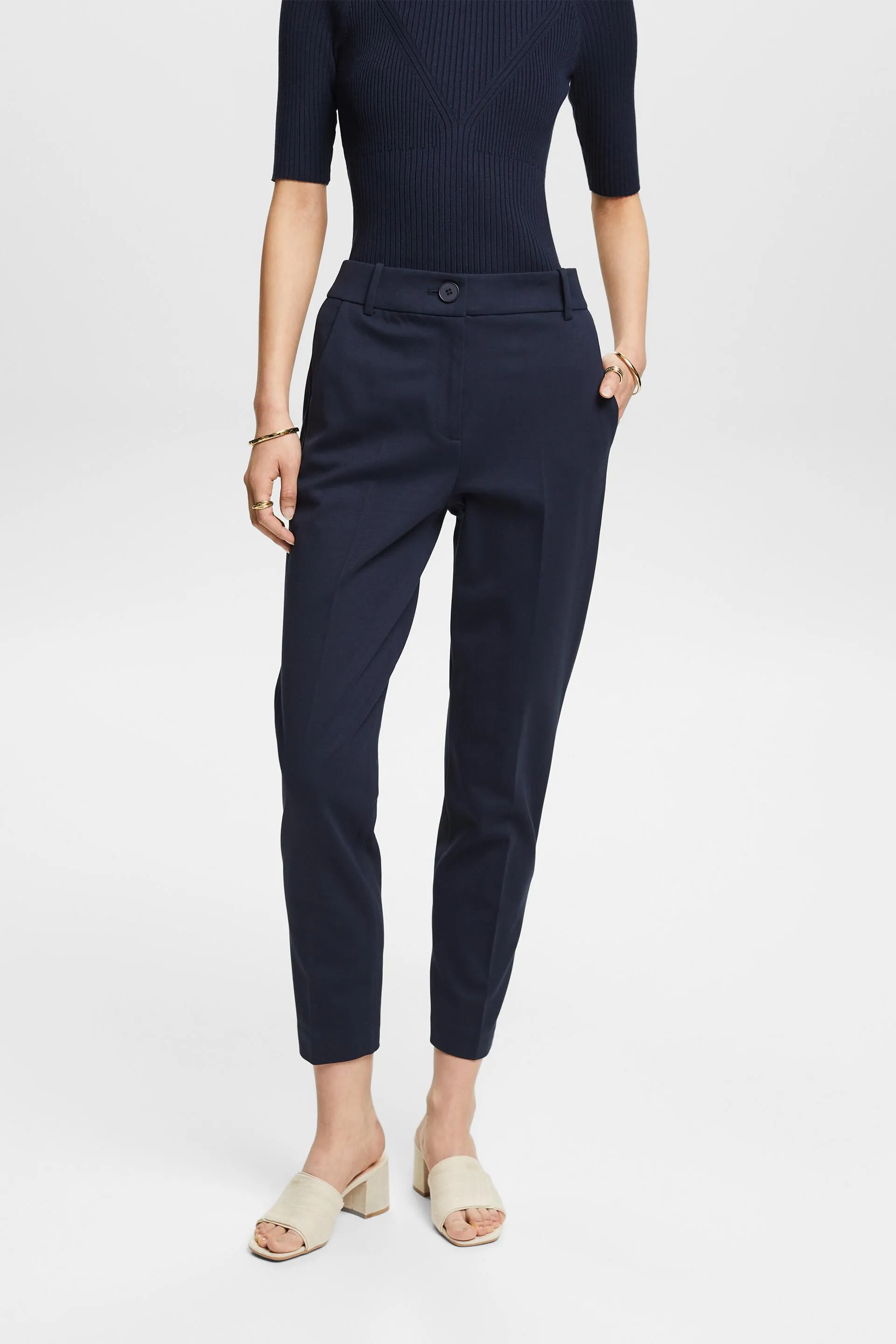 SPORTY PUNTO Mix & Match pantaloni con gamba che si restringe