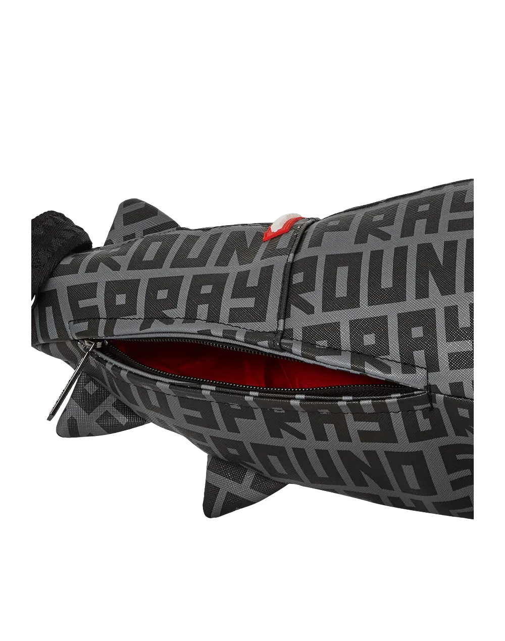Sprayground Split Infinity Check Shark-Shaped Duffle