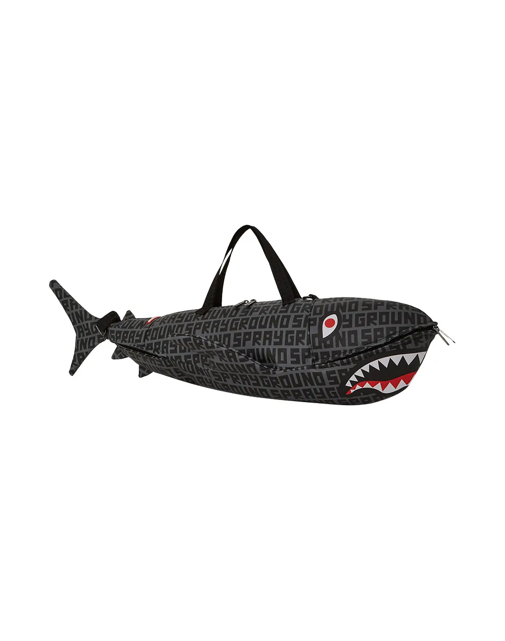 Sprayground Split Infinity Check Shark-Shaped Duffle