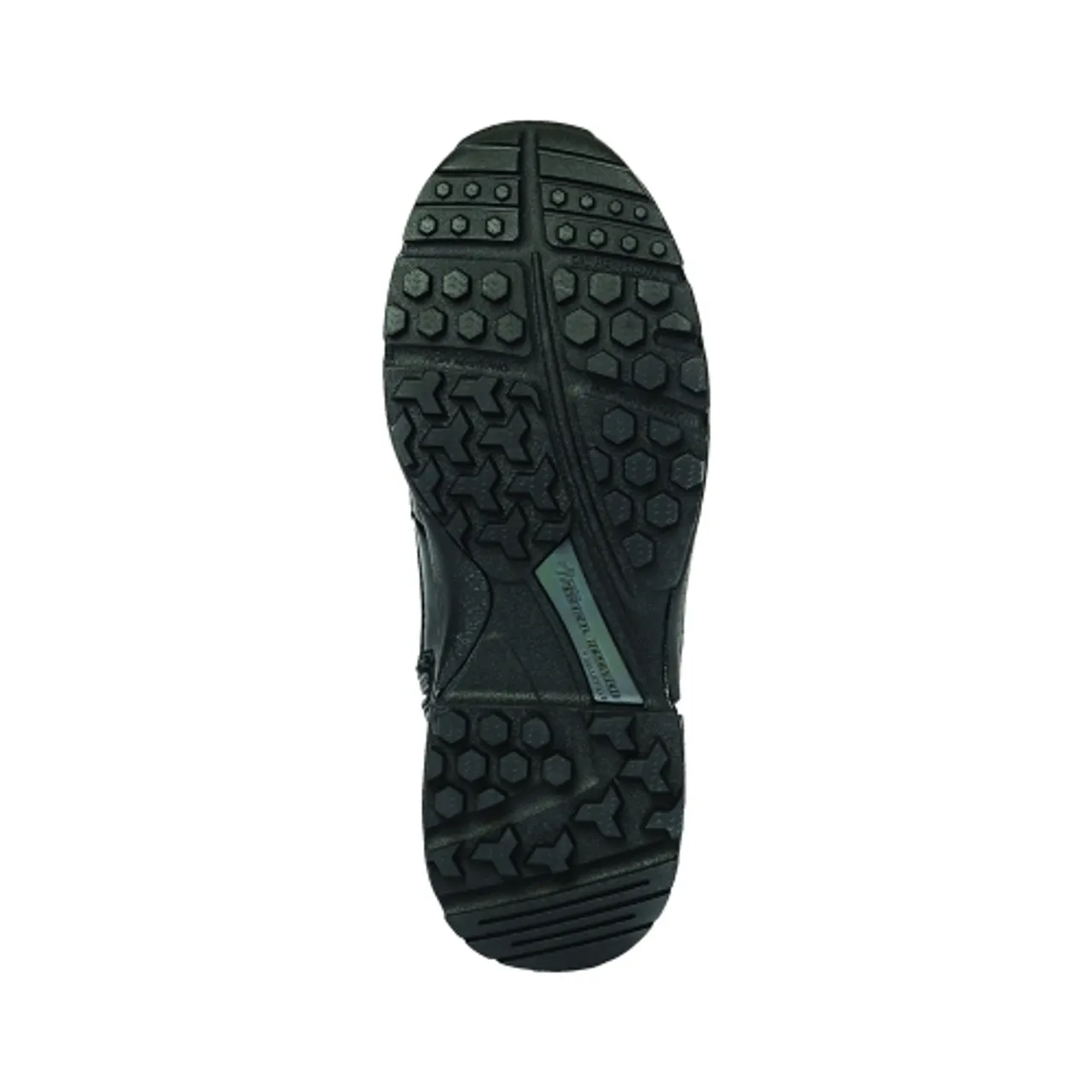 Stivale Belleville tr cromato impermeabile con zip laterale punta composita nero