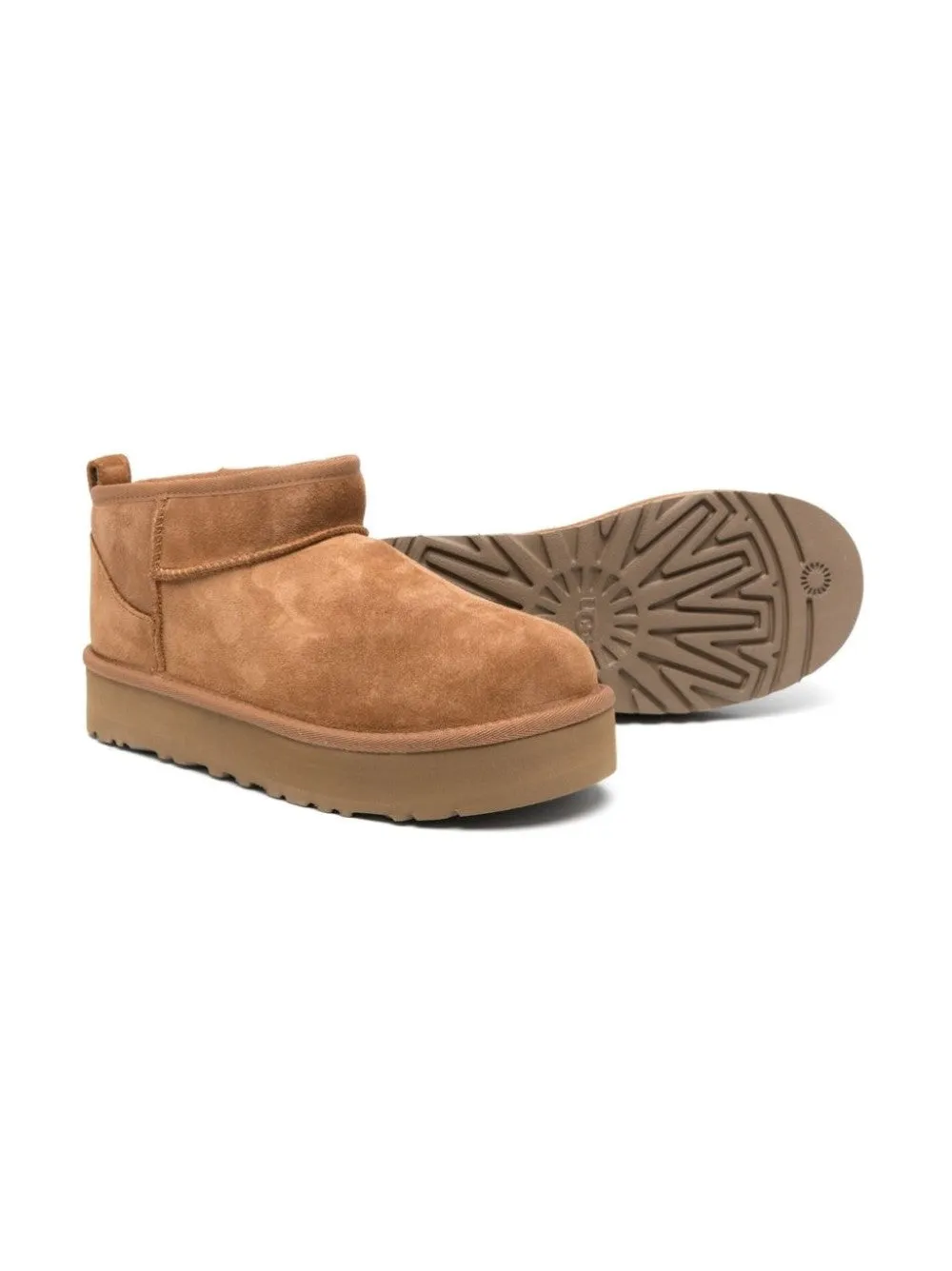 STIVALETTI CLASSIC ULTRA MINI PLATFORM CHESTNUT