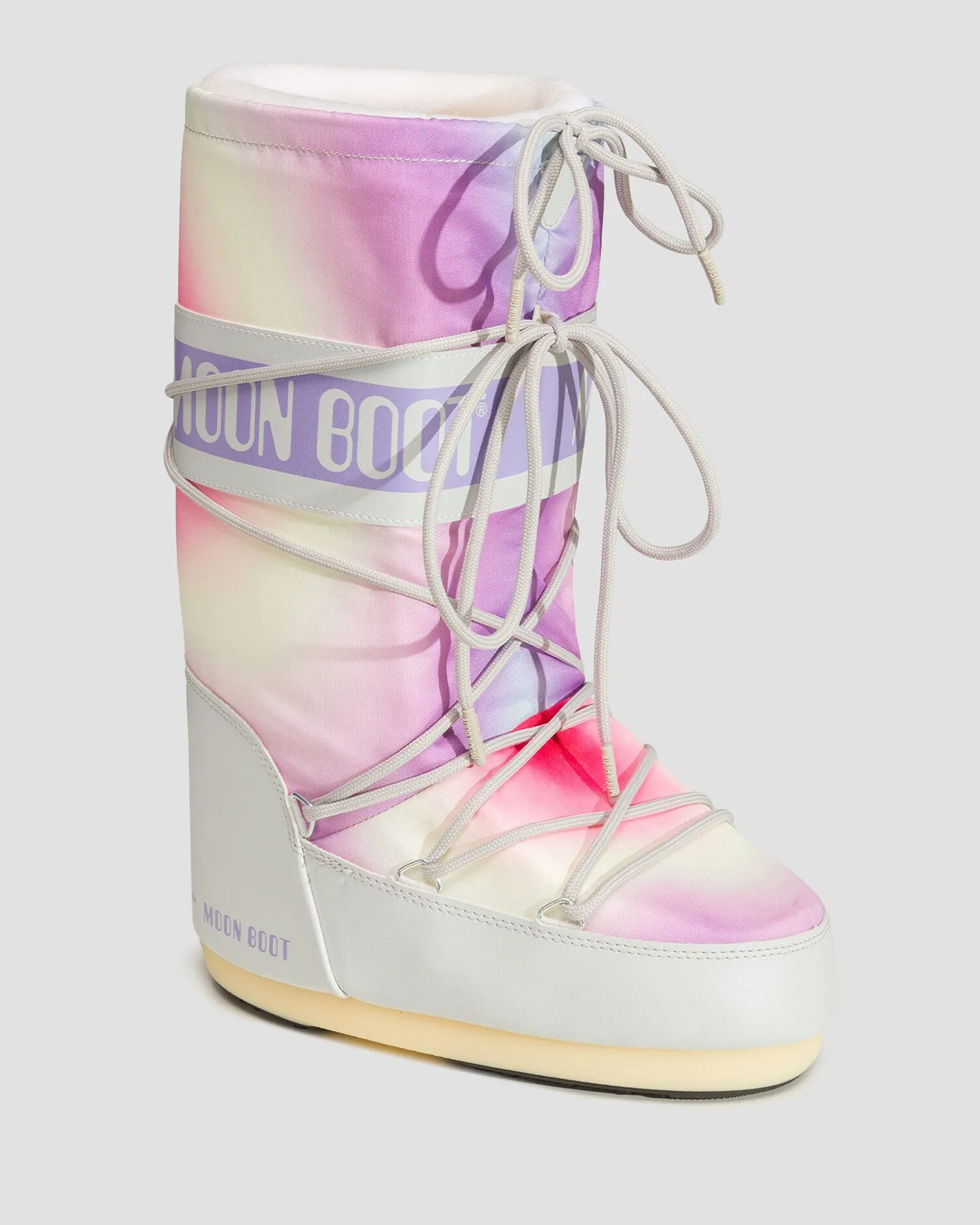 Stivali da neve da donna Moon Boot Icon Tie Dye Grigi 14028400-2