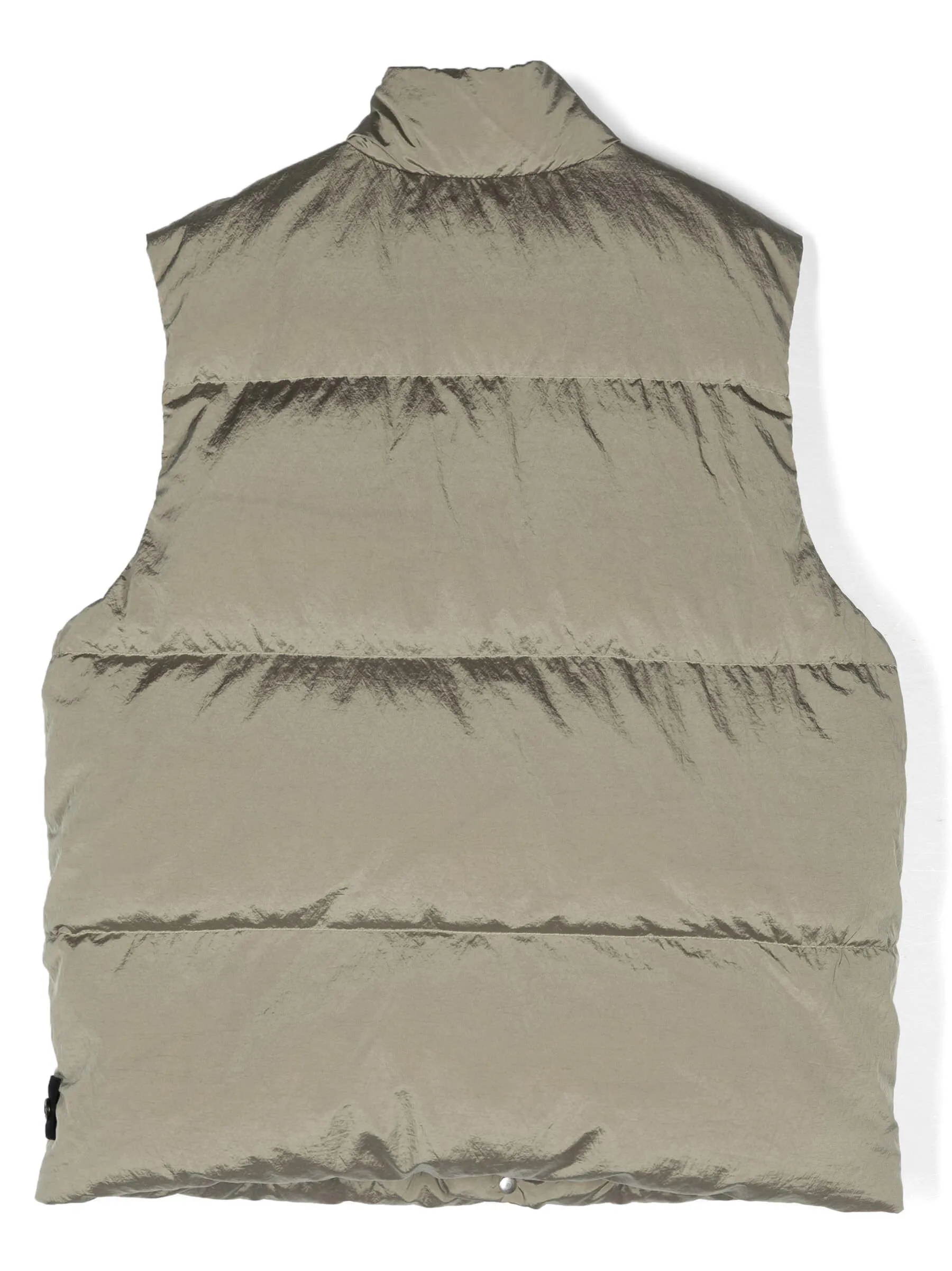 STONE ISLAND JUNIOR piumino smanicato in nylon
