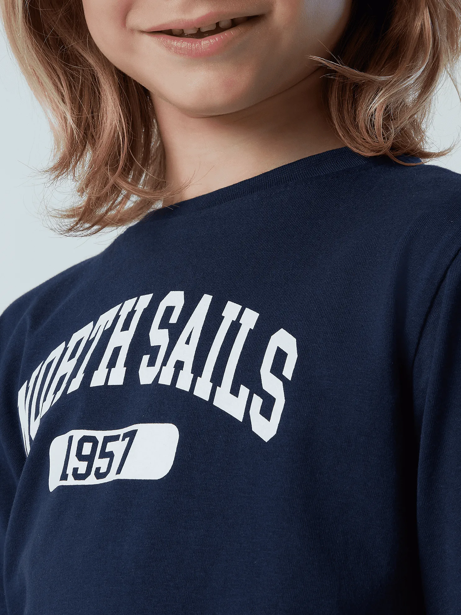 T-SHIRT A MANICA LUNGA JUNIOR NORTH SAILS GRAPHIC NAVY BLUE 795061 0802