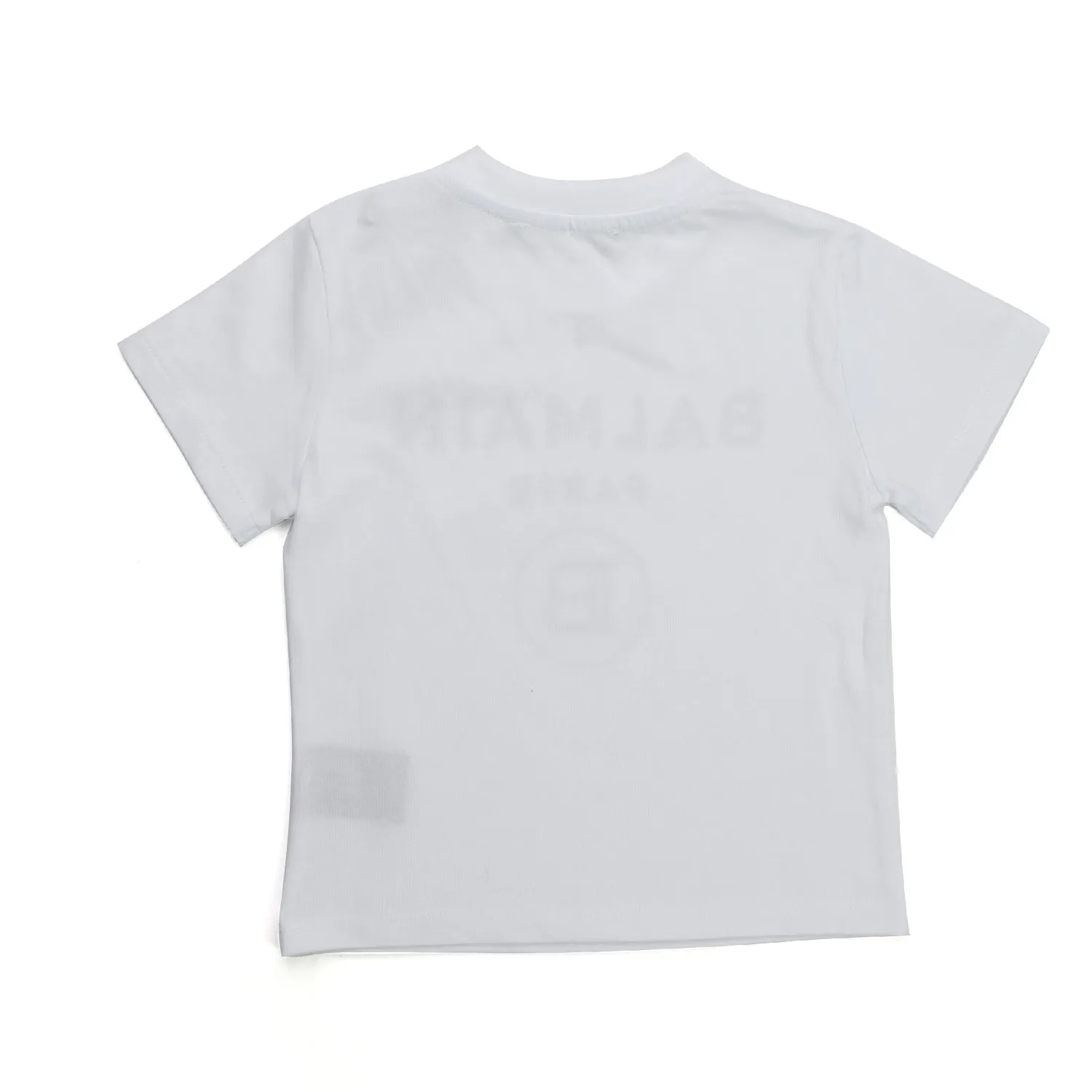 T-Shirt Bianca Bambina Stampa Logo
