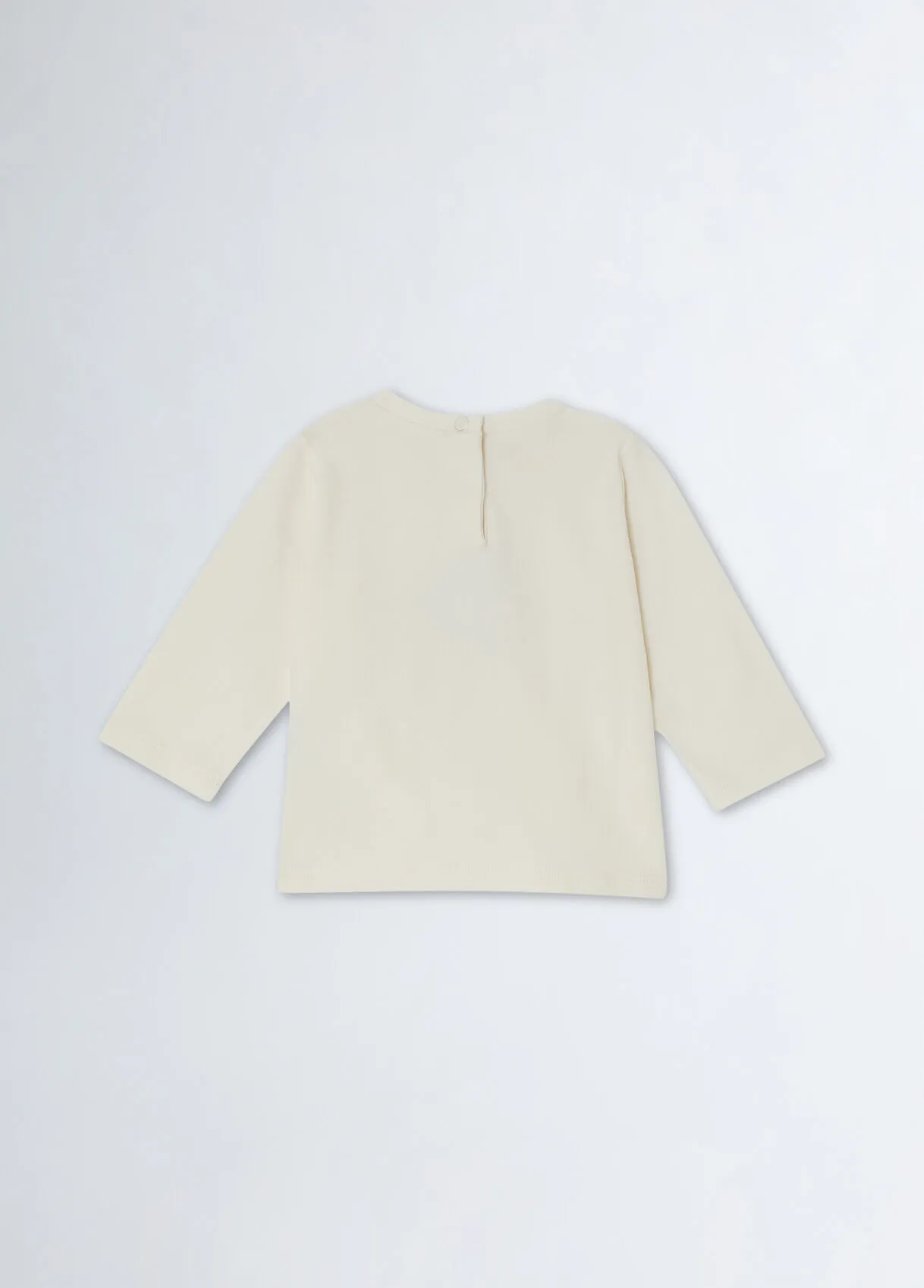 T-shirt con stampa e strass