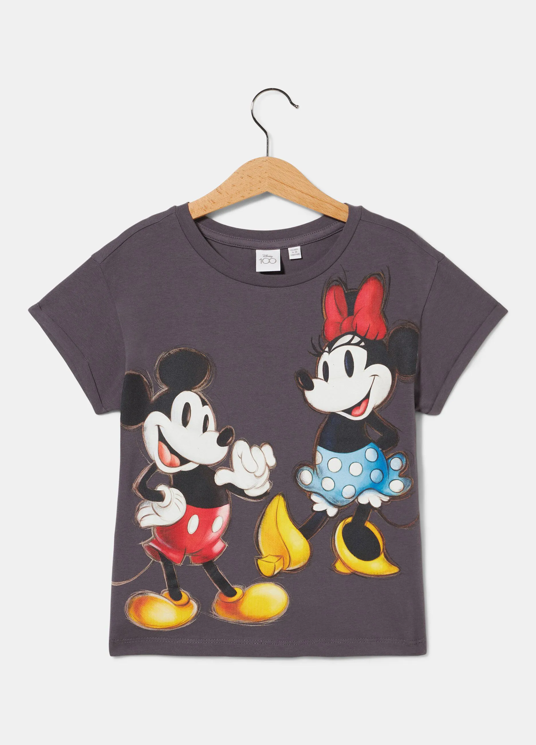 T-shirt in cotone elasticizzato ragazza
