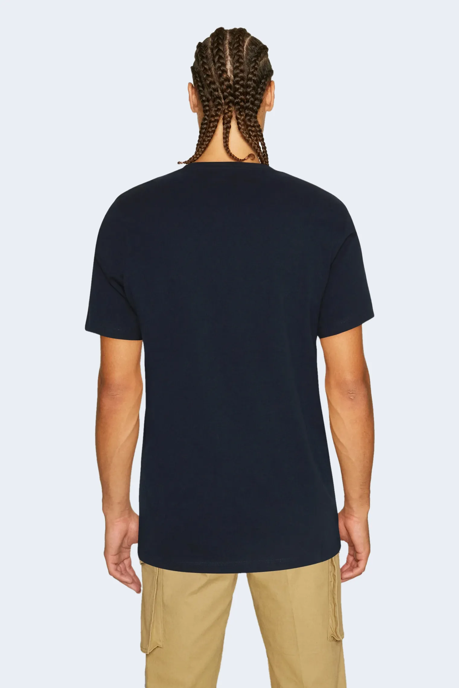T-shirt Jack Jones jorclaus tee ss crew neck xmas Blu