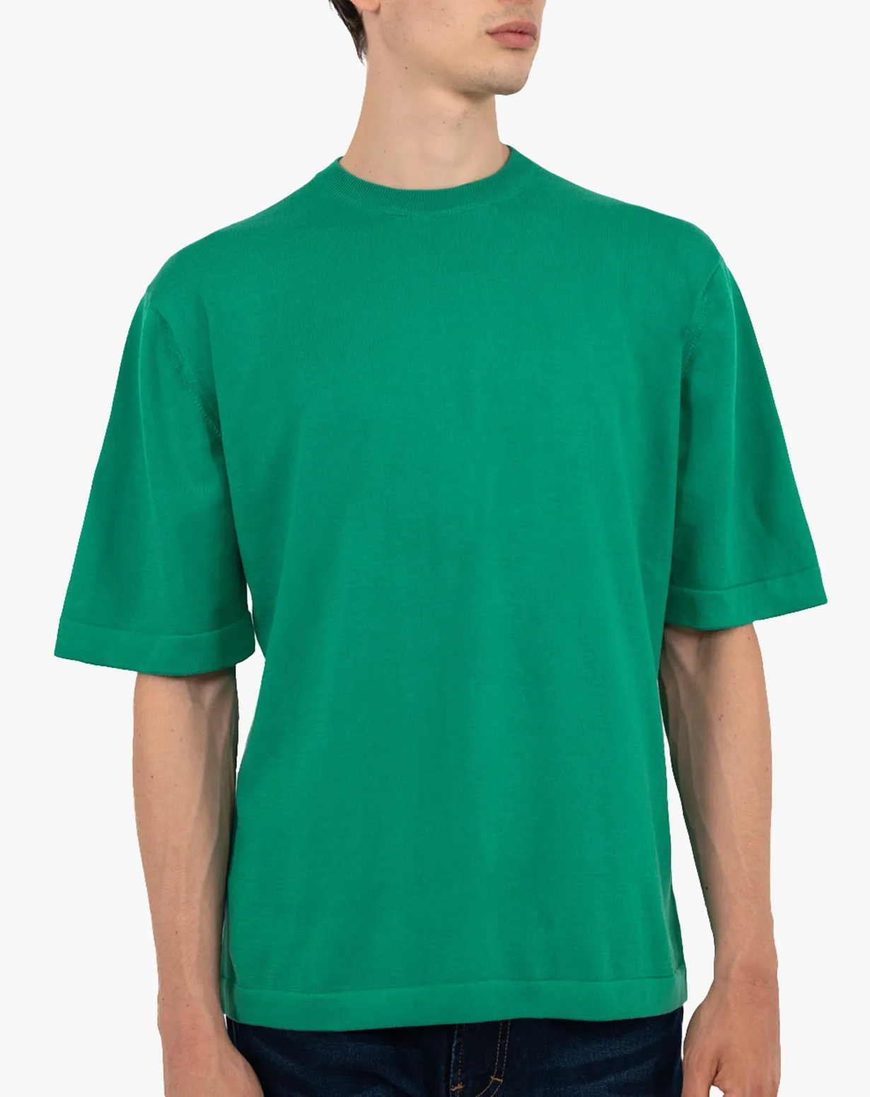 T-Shirt Maglia Over Uomo Cotone Giza