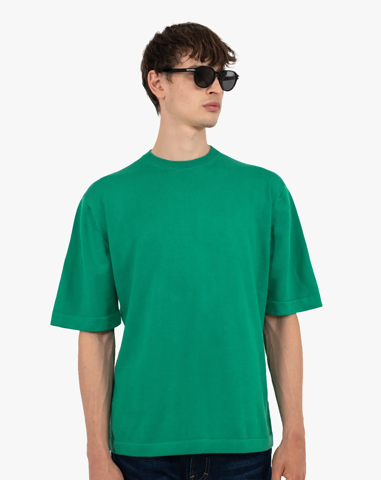 T-Shirt Maglia Over Uomo Cotone Giza
