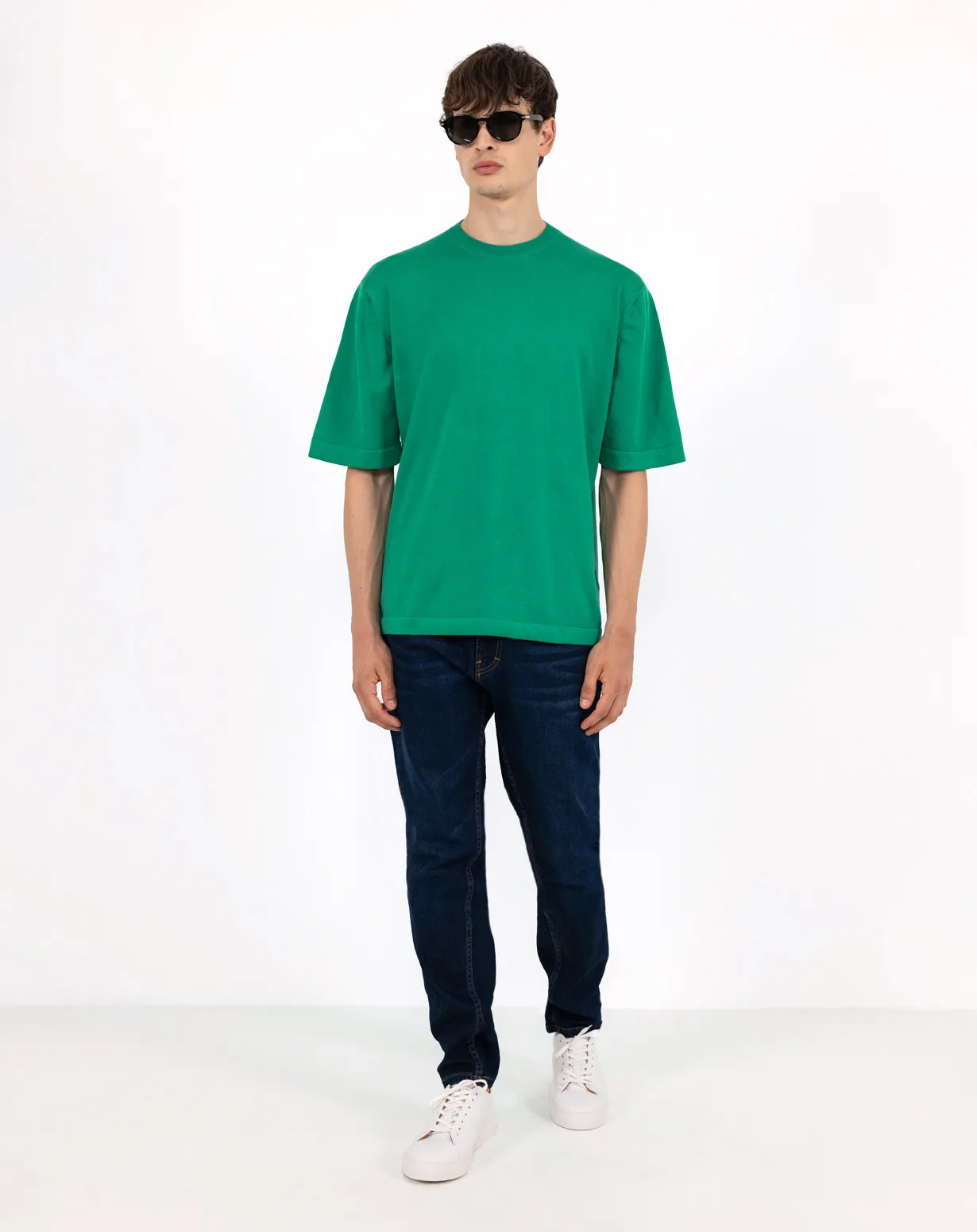 T-Shirt Maglia Over Uomo Cotone Giza