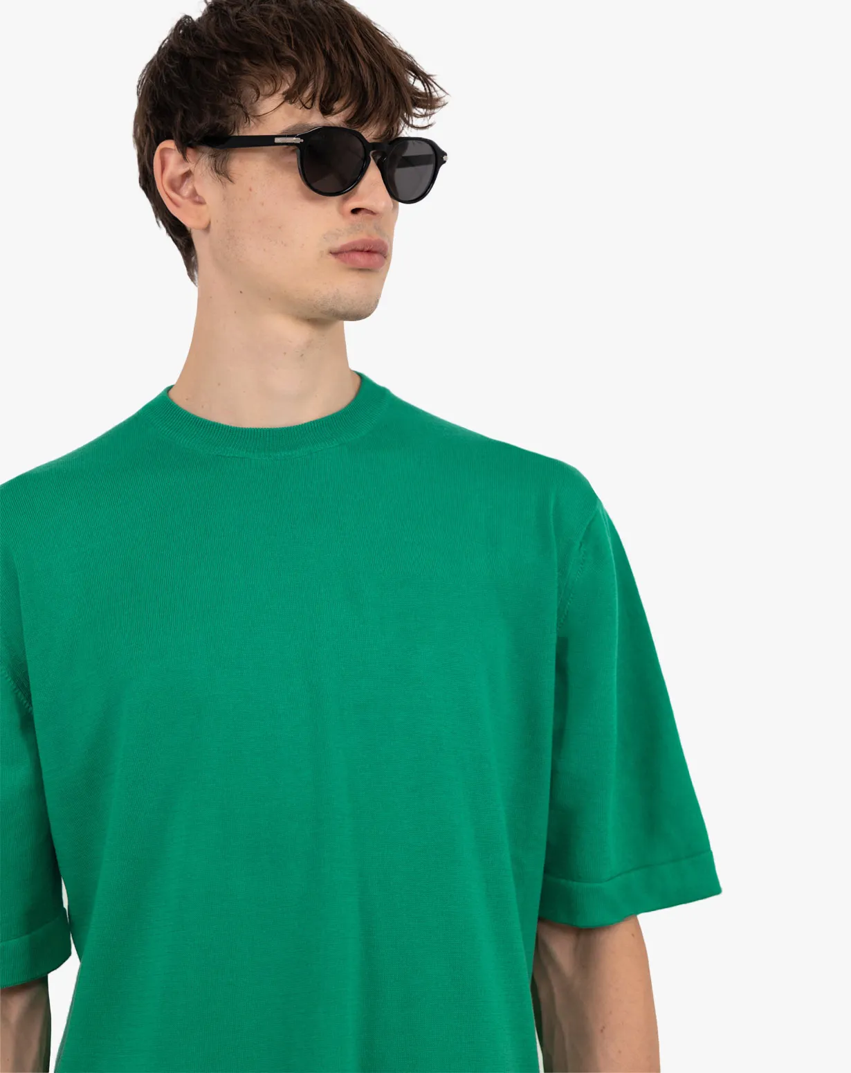 T-Shirt Maglia Over Uomo Cotone Giza