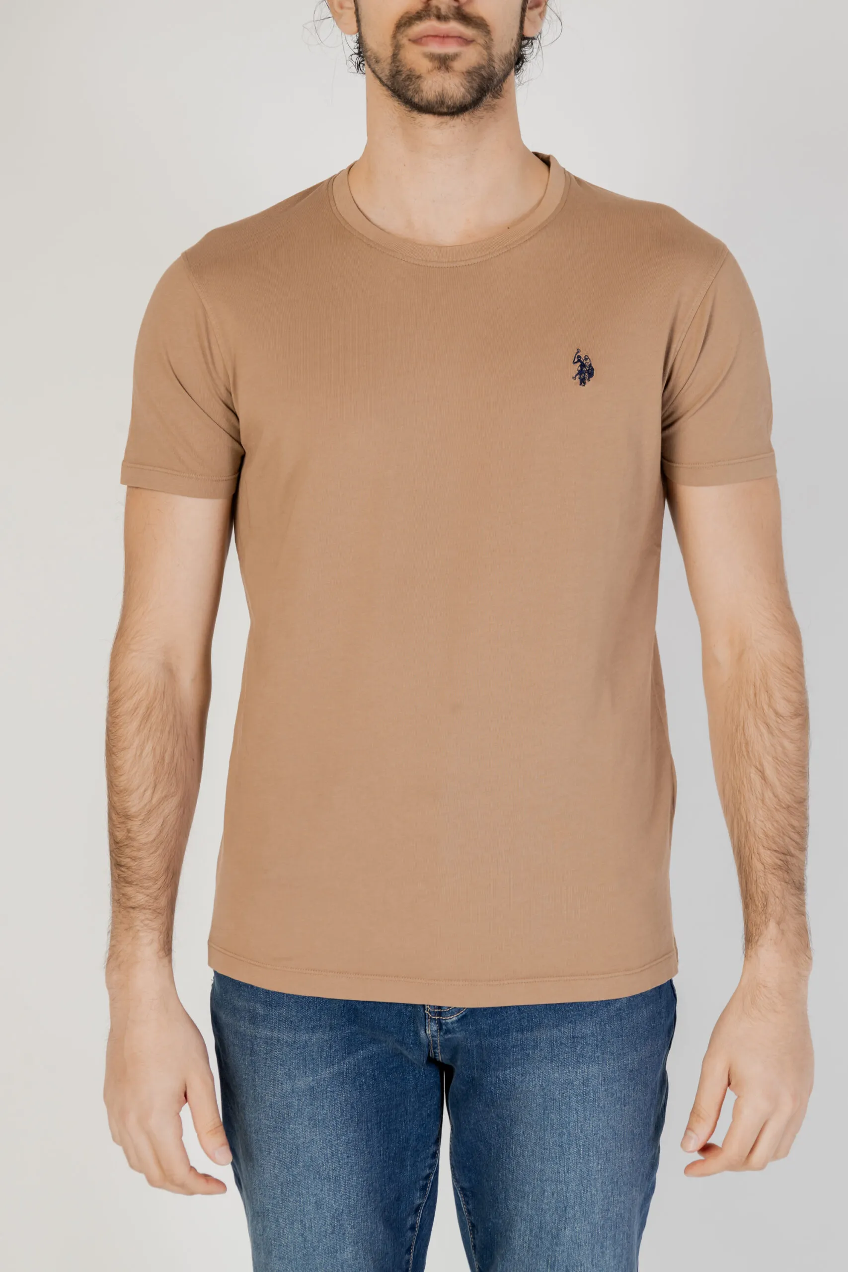 T-shirt U.s. Polo Assn. FABY Beige scuro