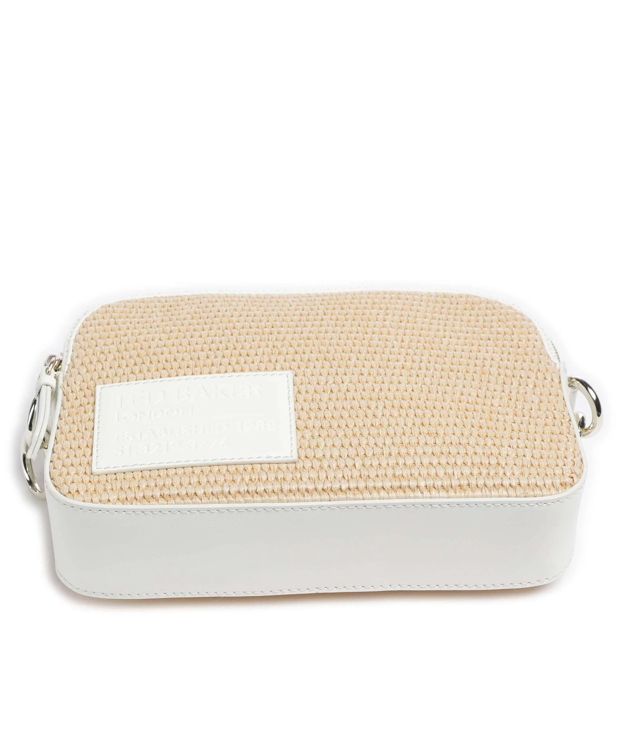  Ted Baker Stello Borsa a tracolla polipropilene, pelle a grana fine avorio  