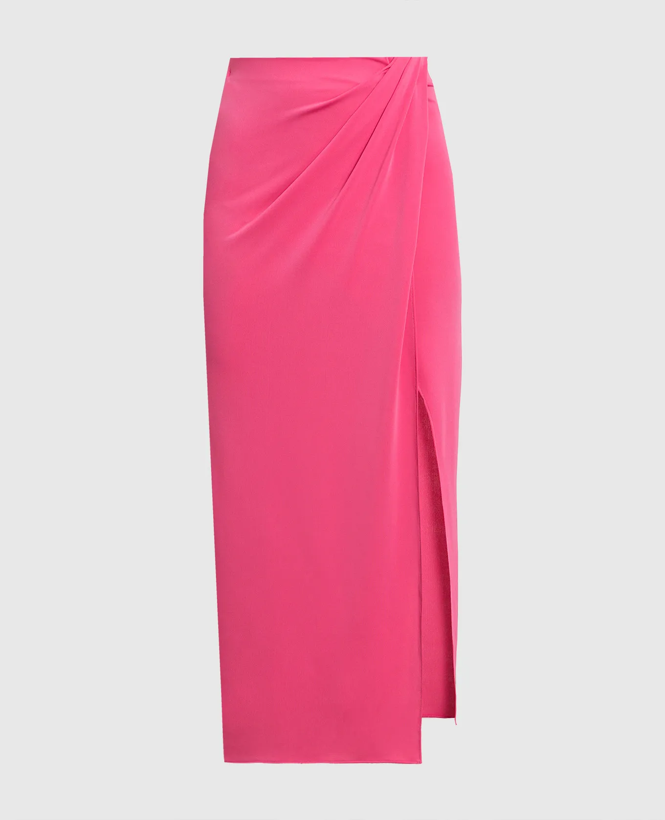 The Andamane Gonna longuette drappeggiata rosa T110301BTJP073