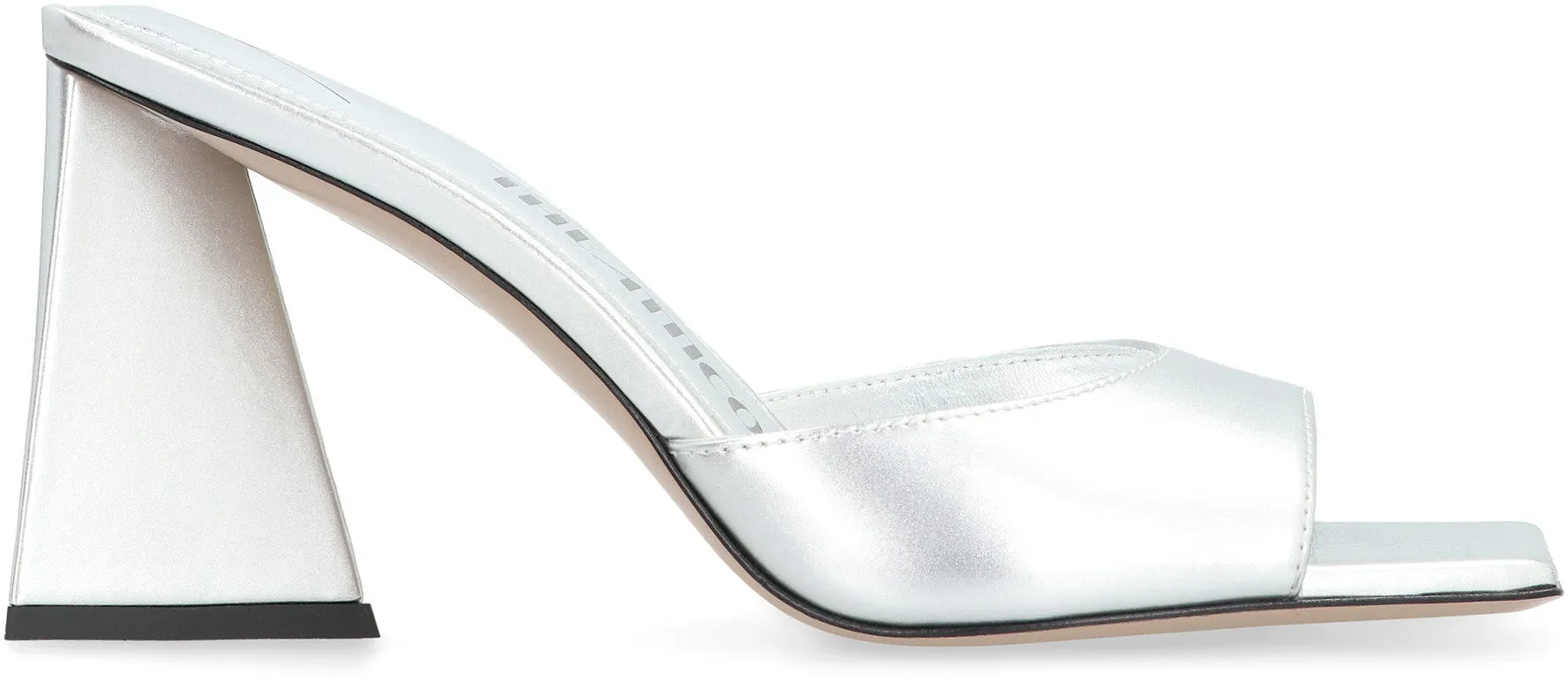 The Attico Mules Devon in ecopelle