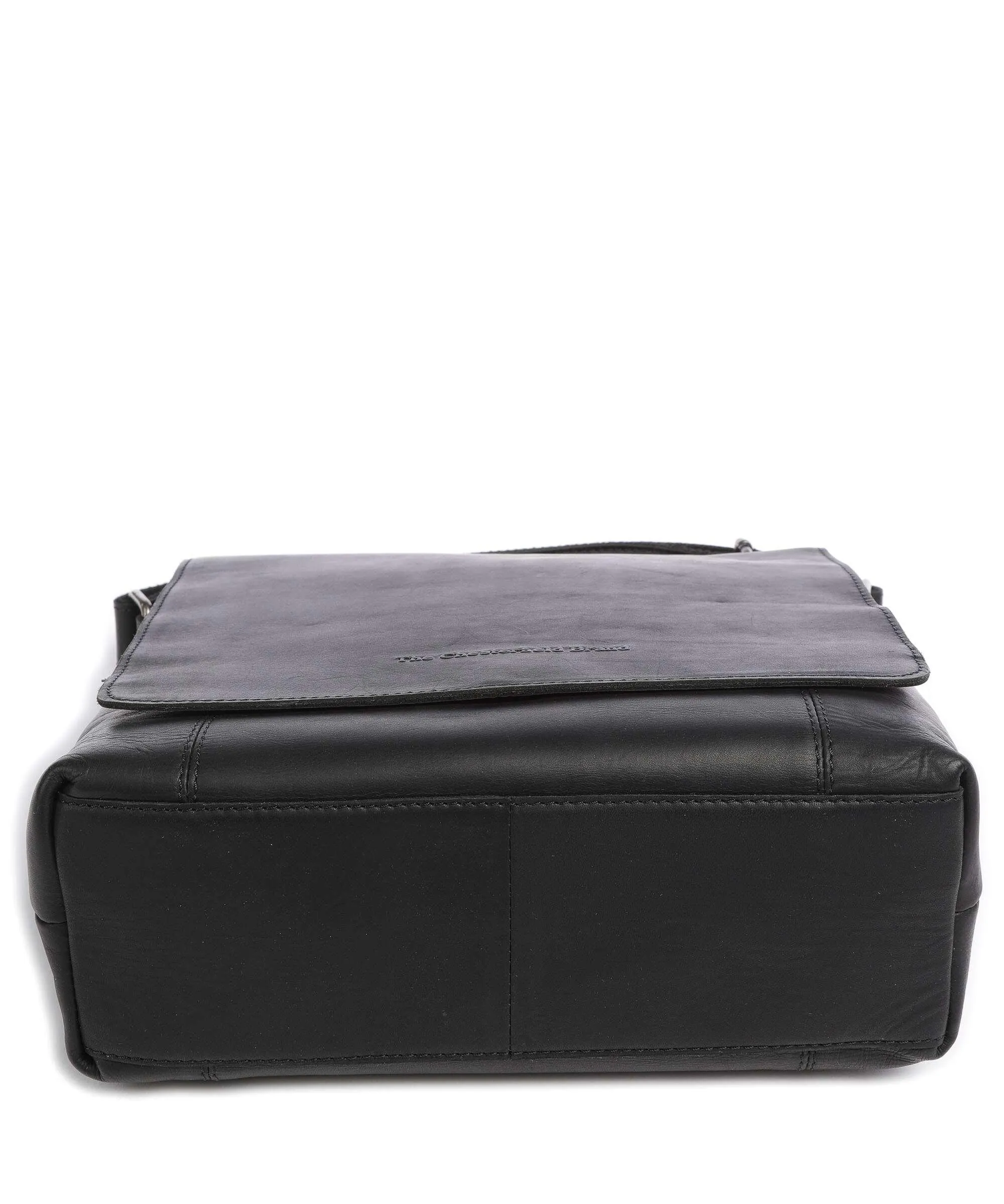 The Chesterfield Brand Cow Wax Pull Up Nani Borsa a spalla pelle di vacchetta pull-up nero  