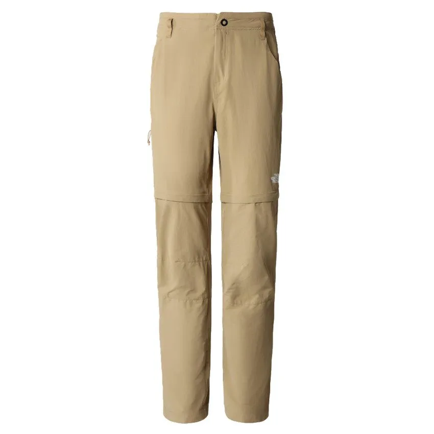 THE NORTH FACE W EXPLORATION CONVERTIBLE Kelp Tangerine pantaloni trekking convertibili donna