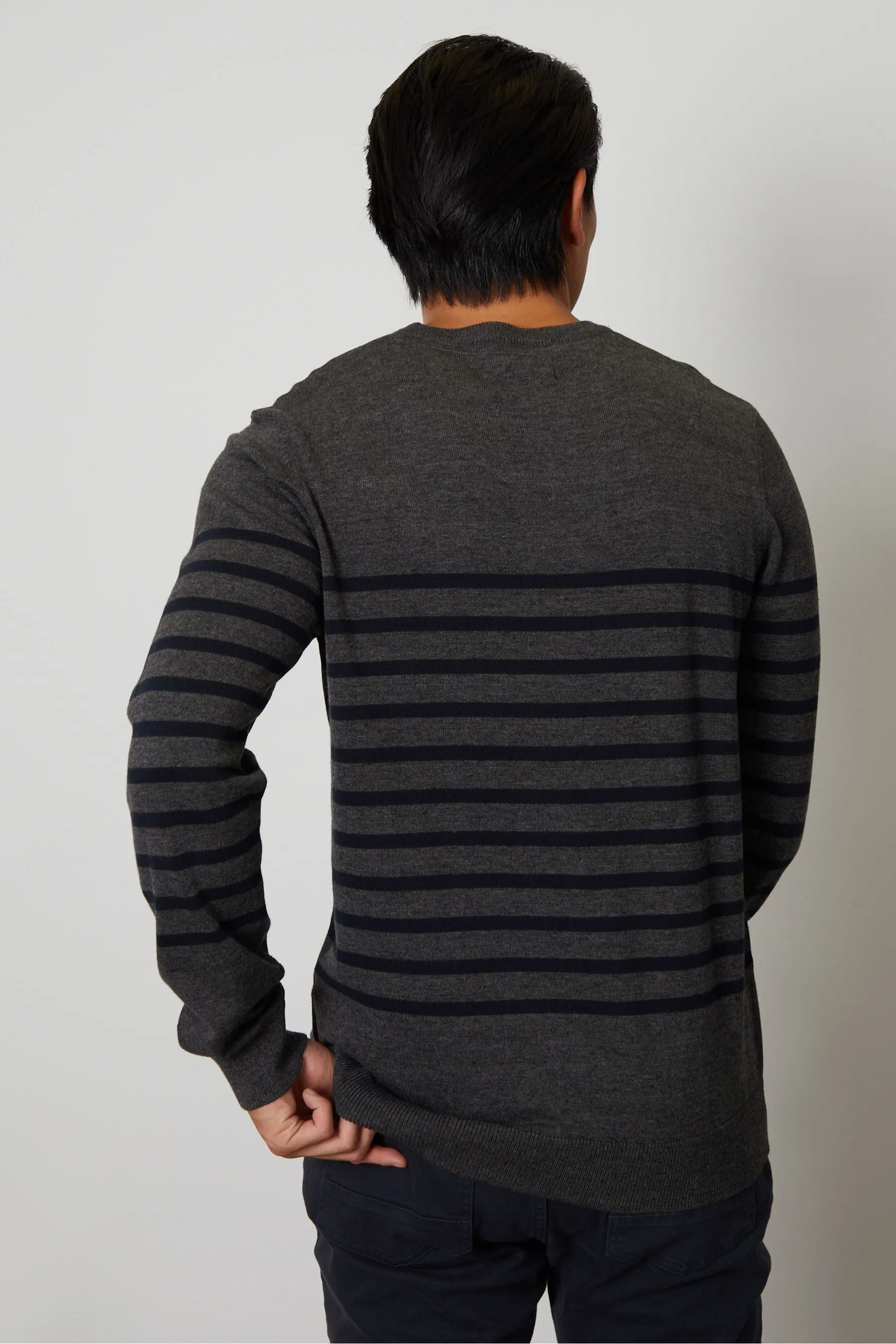 Threadbare - Maglia in cotone con Girocollo a righe