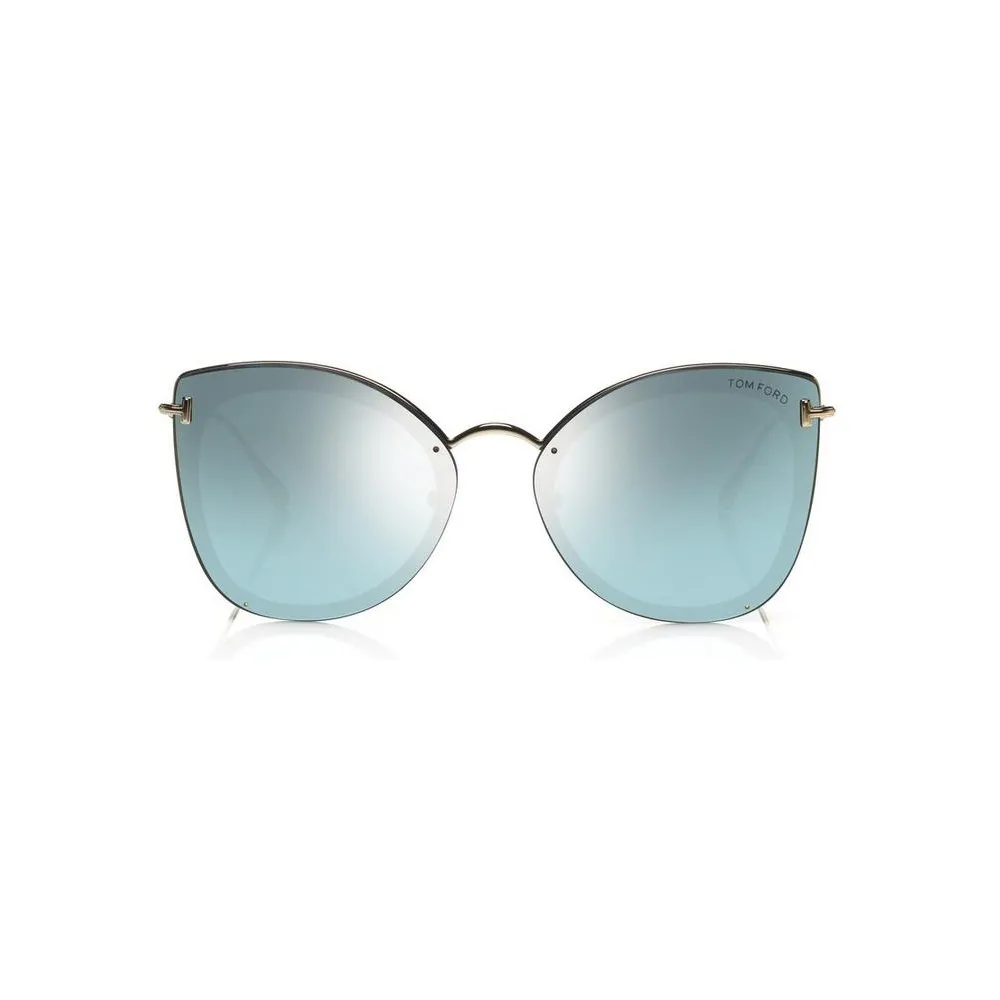 Tom Ford - Charlotte Sunglasses - Occhiali da Sole a Farfalla - Grigio Argento - FT0657 - Occhiali da Sole - Tom Ford Eyewear