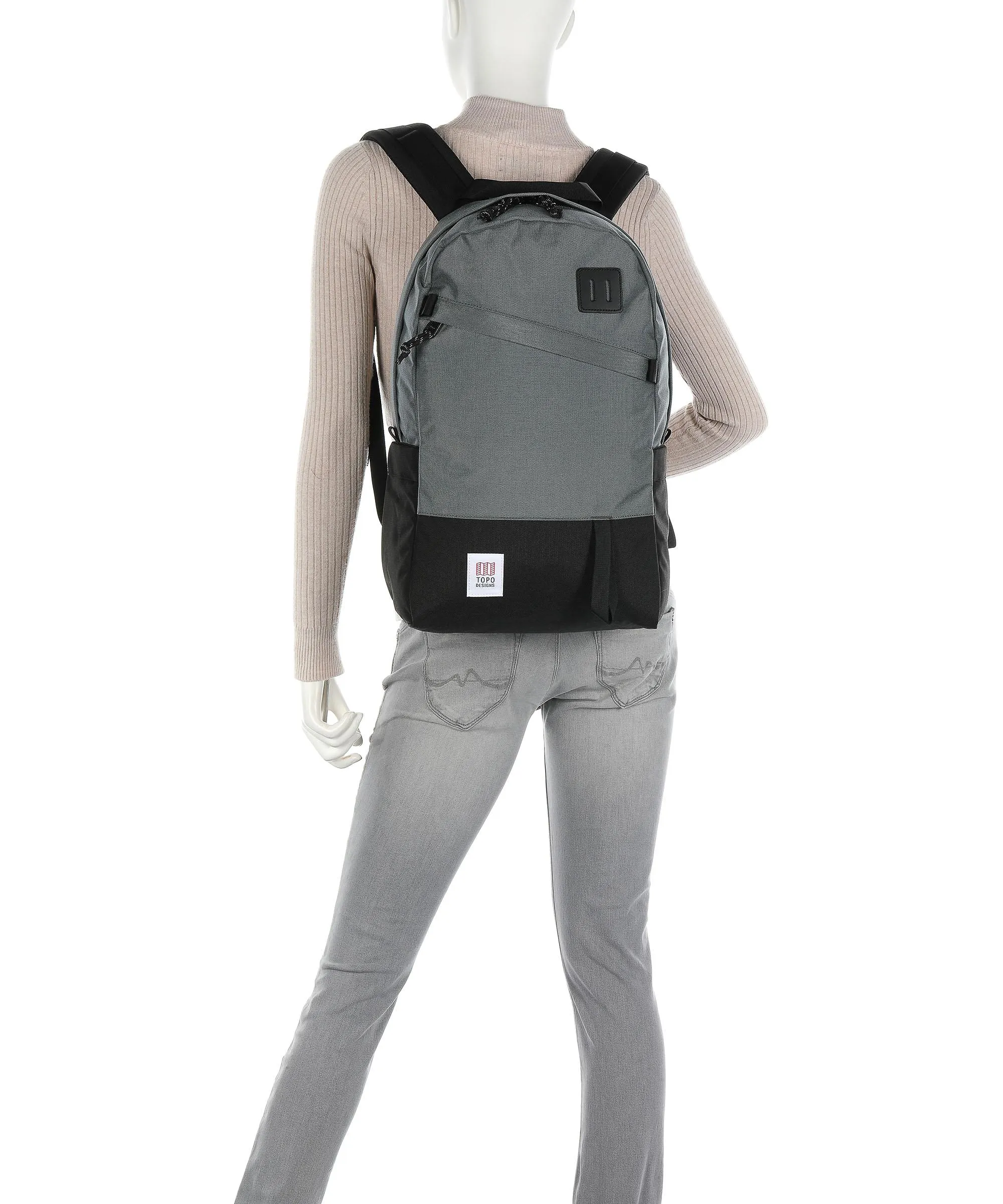  Topo Designs Classic Zaino nylon riciclato nero/grigio  