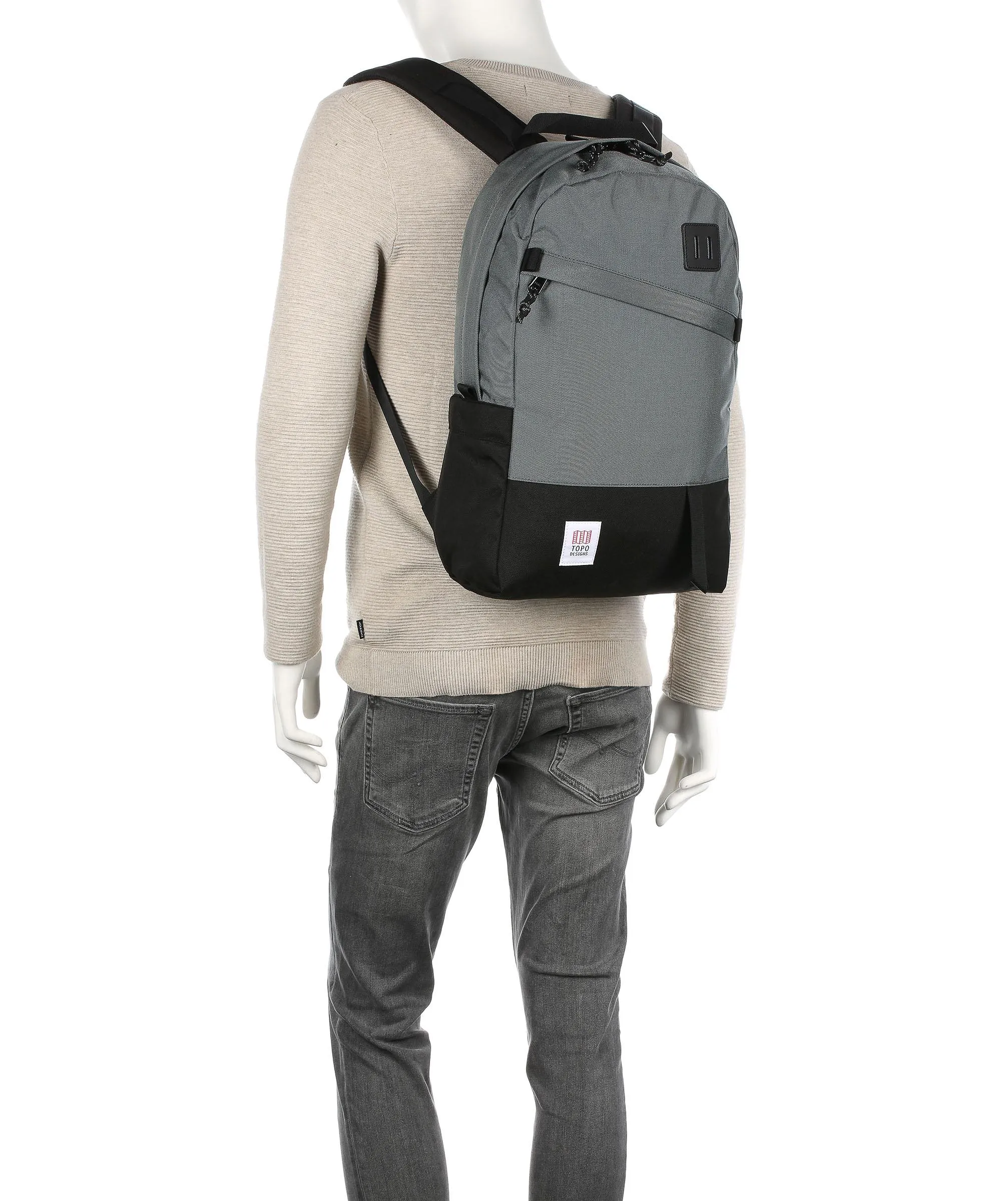  Topo Designs Classic Zaino nylon riciclato nero/grigio  