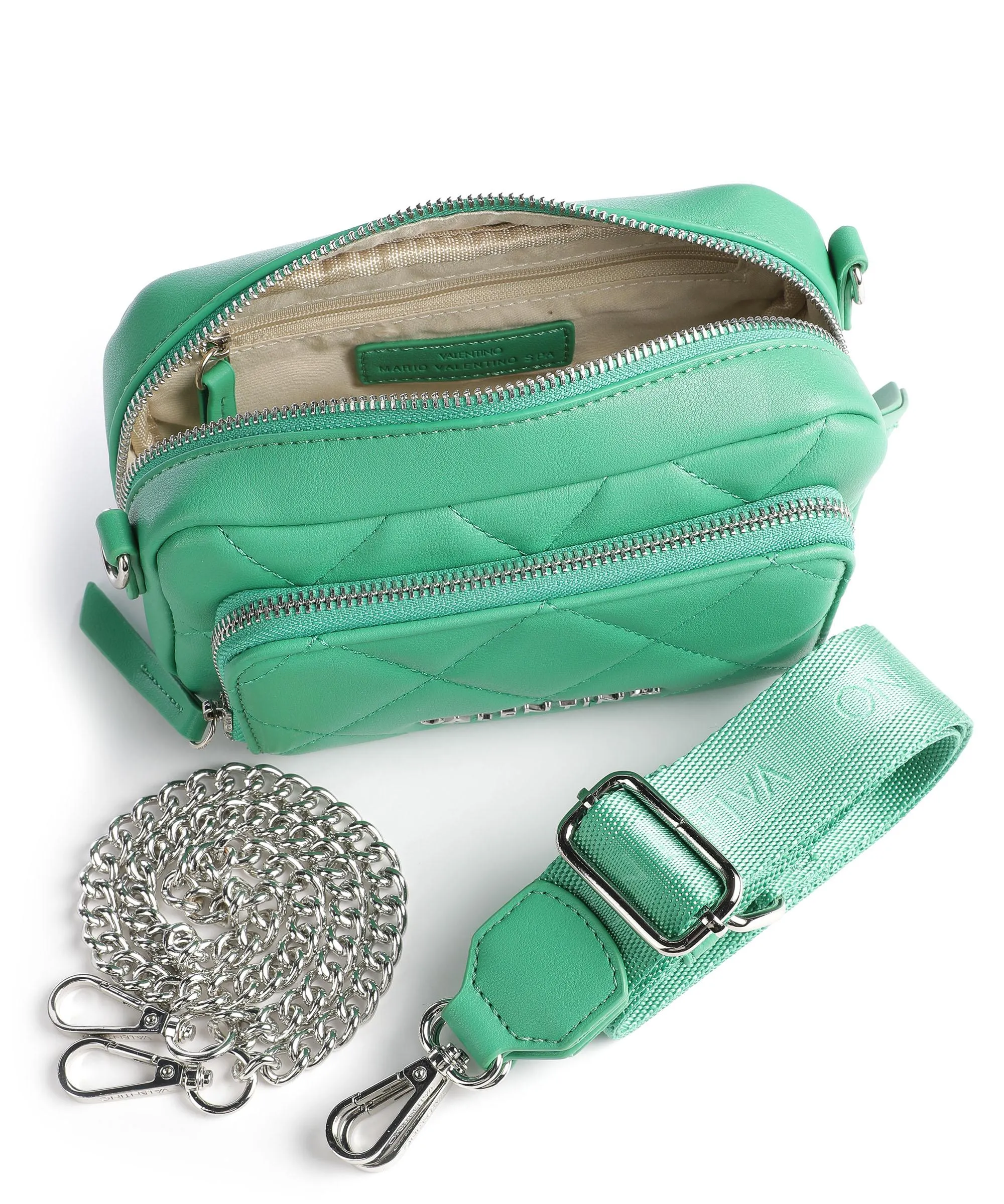  Valentino Bags Ocarina Borsa a tracolla pelle sintetica verde  