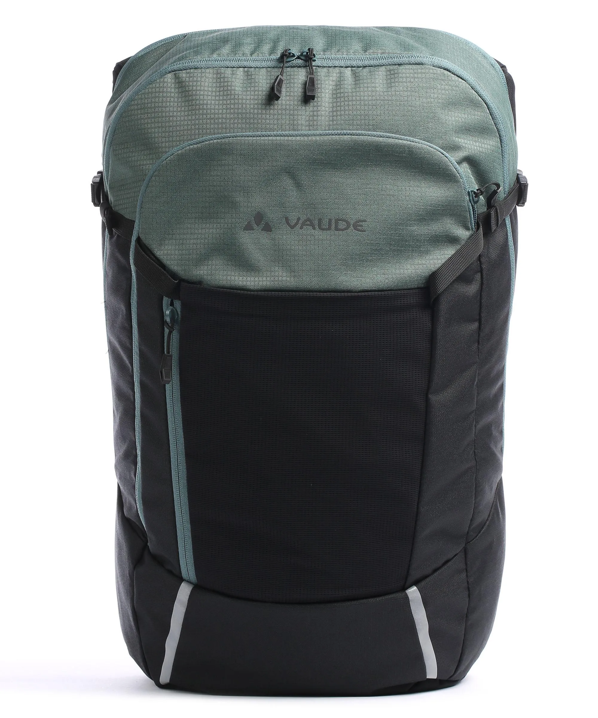  Vaude Cycle II 28 QMR 2.0 Borsa per portapacchi poliestere riciclato nero/verde  