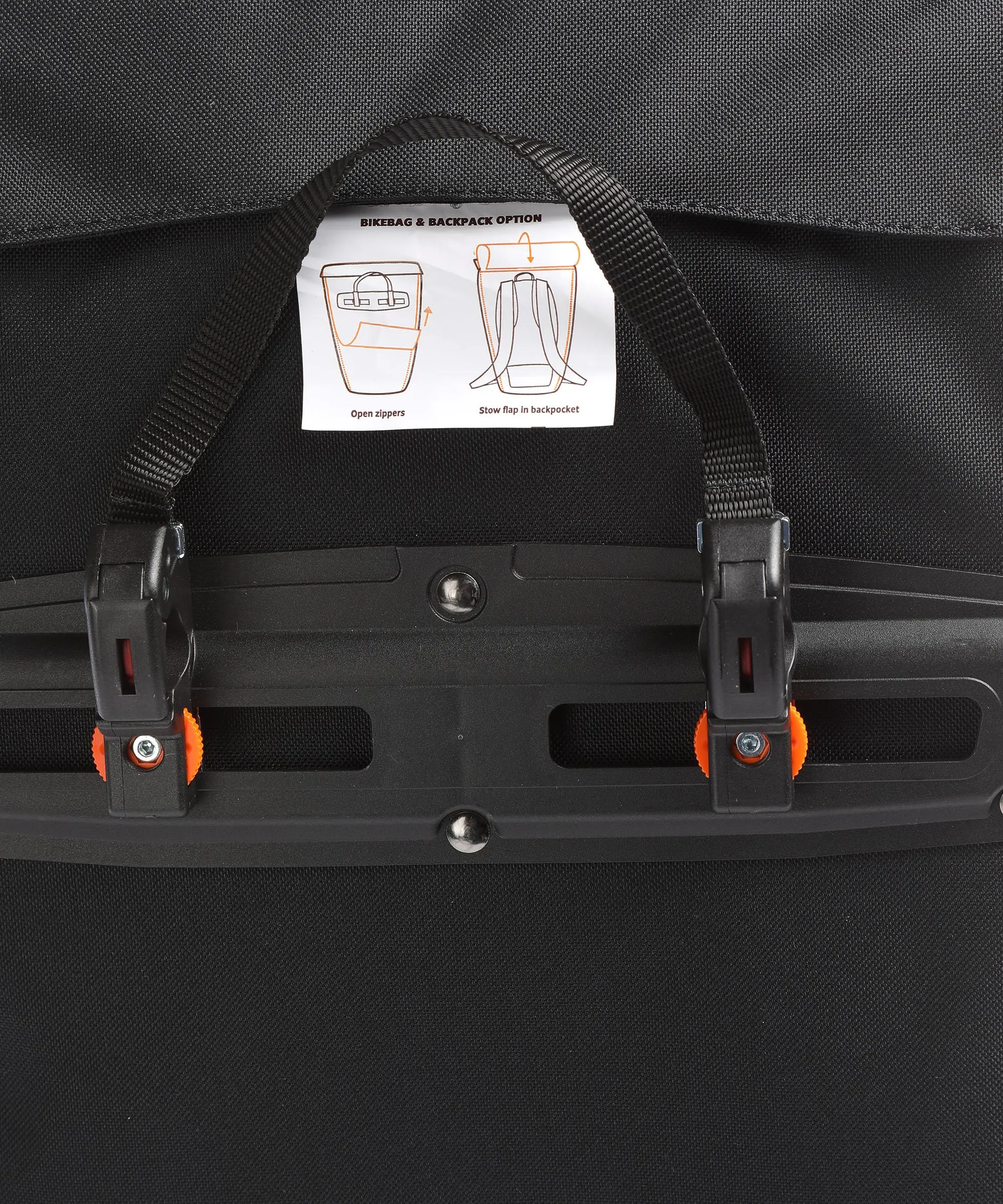  Vaude Cycle II 28 QMR 2.0 Borsa per portapacchi poliestere riciclato nero/verde  