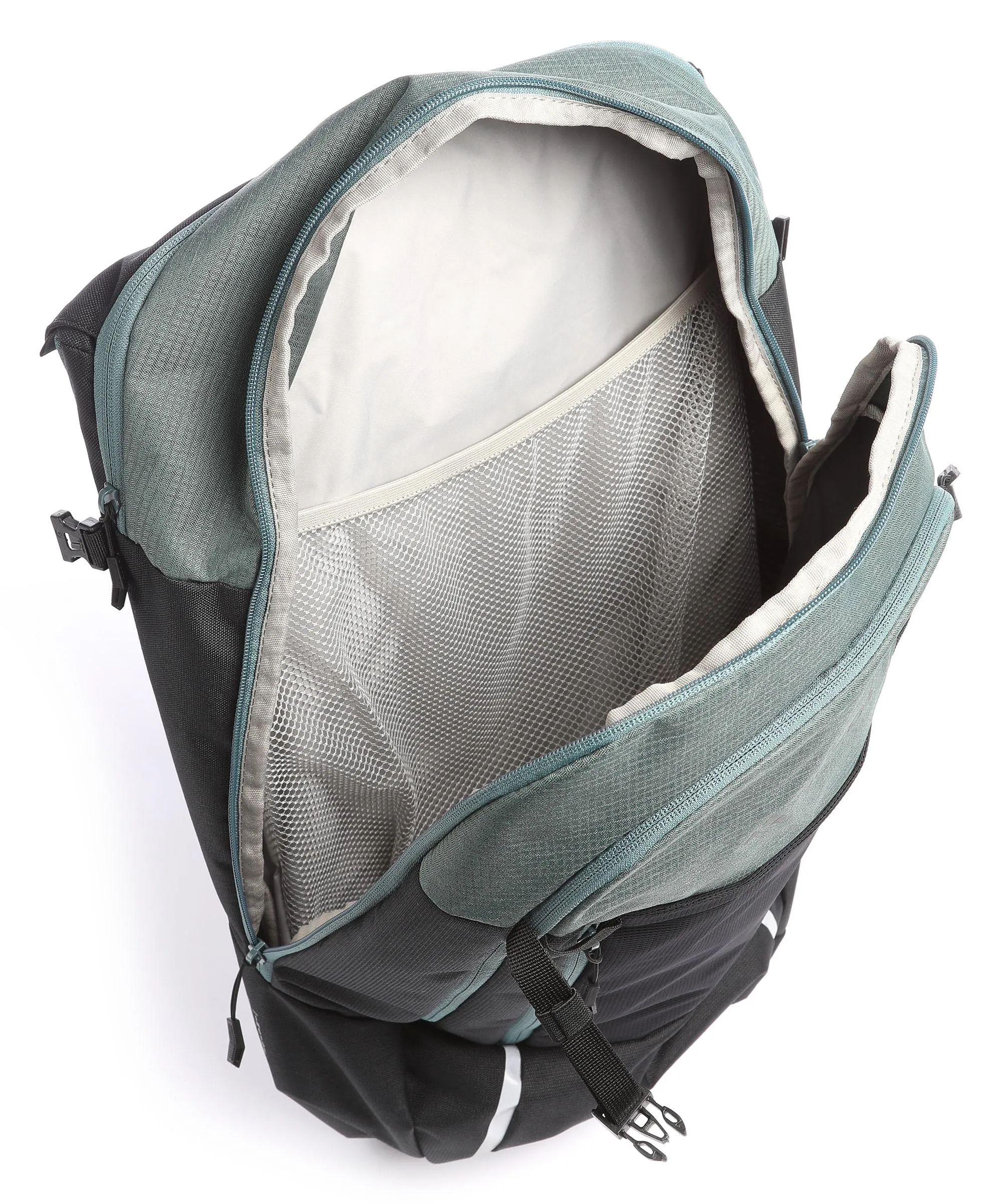  Vaude Cycle II 28 QMR 2.0 Borsa per portapacchi poliestere riciclato nero/verde  