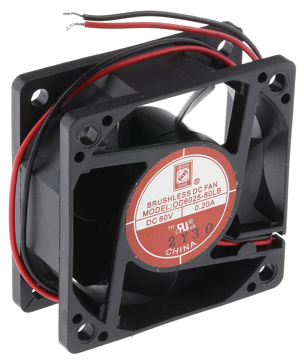Ventola assiale in c.c. RS PRO, 26cfm, 60 V c.c., 60 x 60 x 25mm