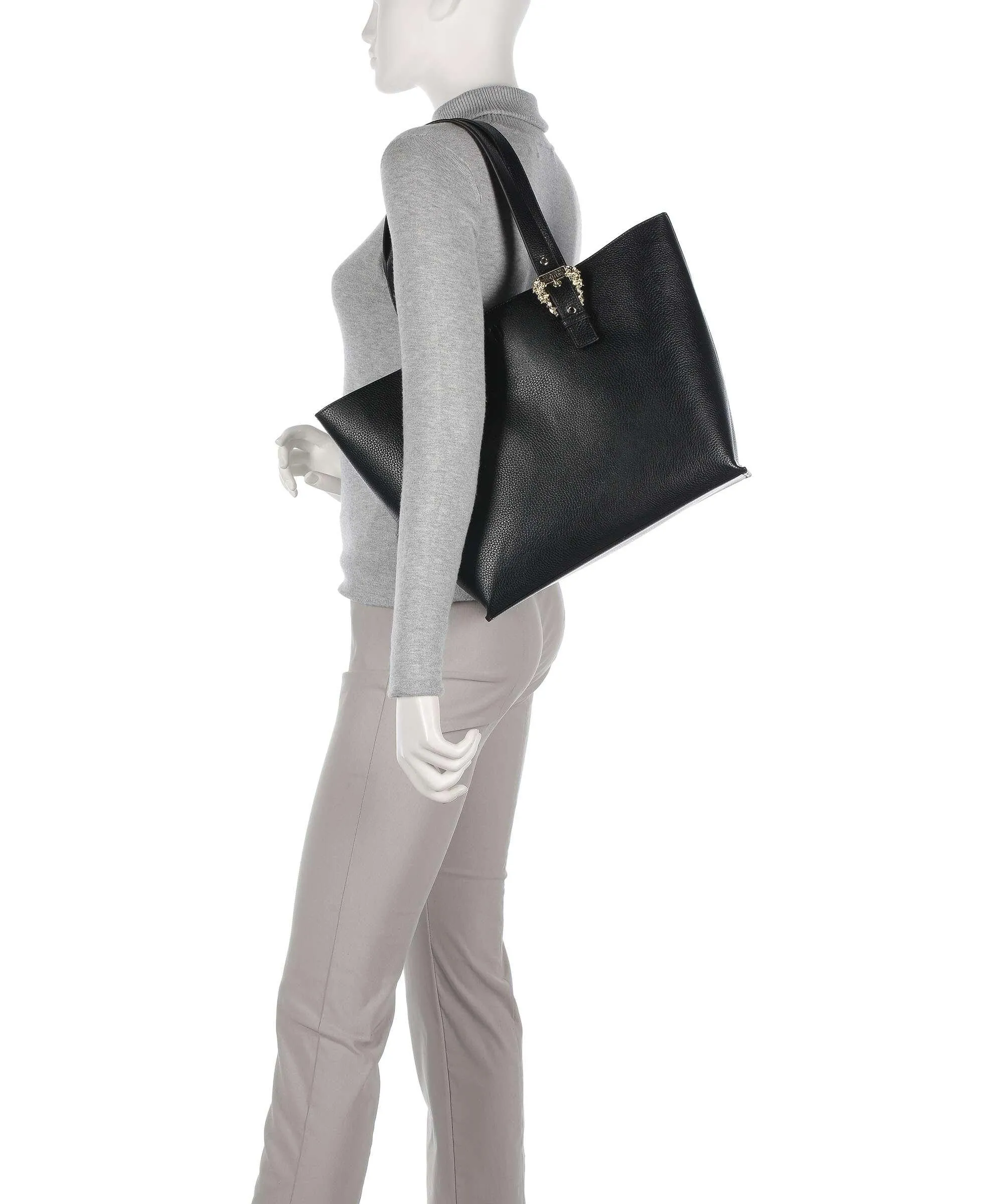  Versace Jeans Couture Couture 01 Borsa shopper pelle sintetica nero  