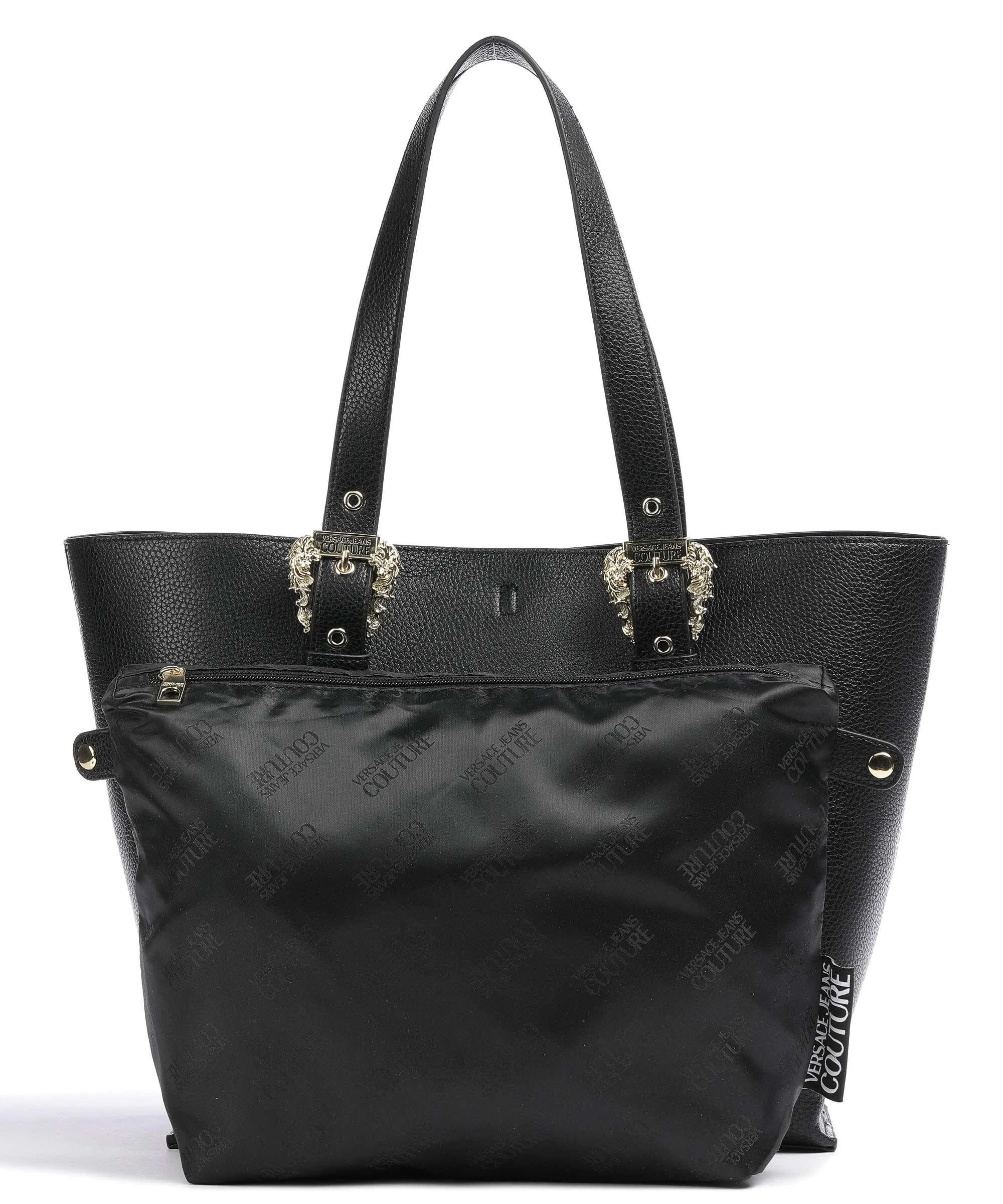  Versace Jeans Couture Couture 01 Borsa shopper pelle sintetica nero  