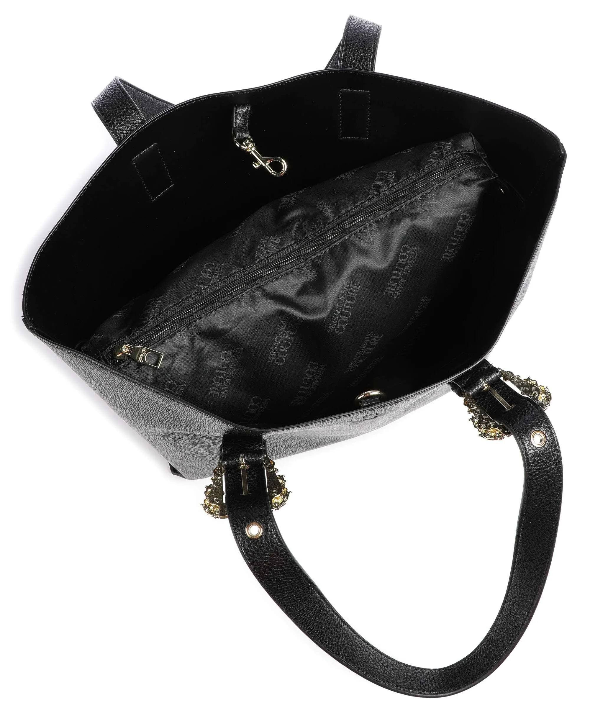  Versace Jeans Couture Couture 01 Borsa shopper pelle sintetica nero  