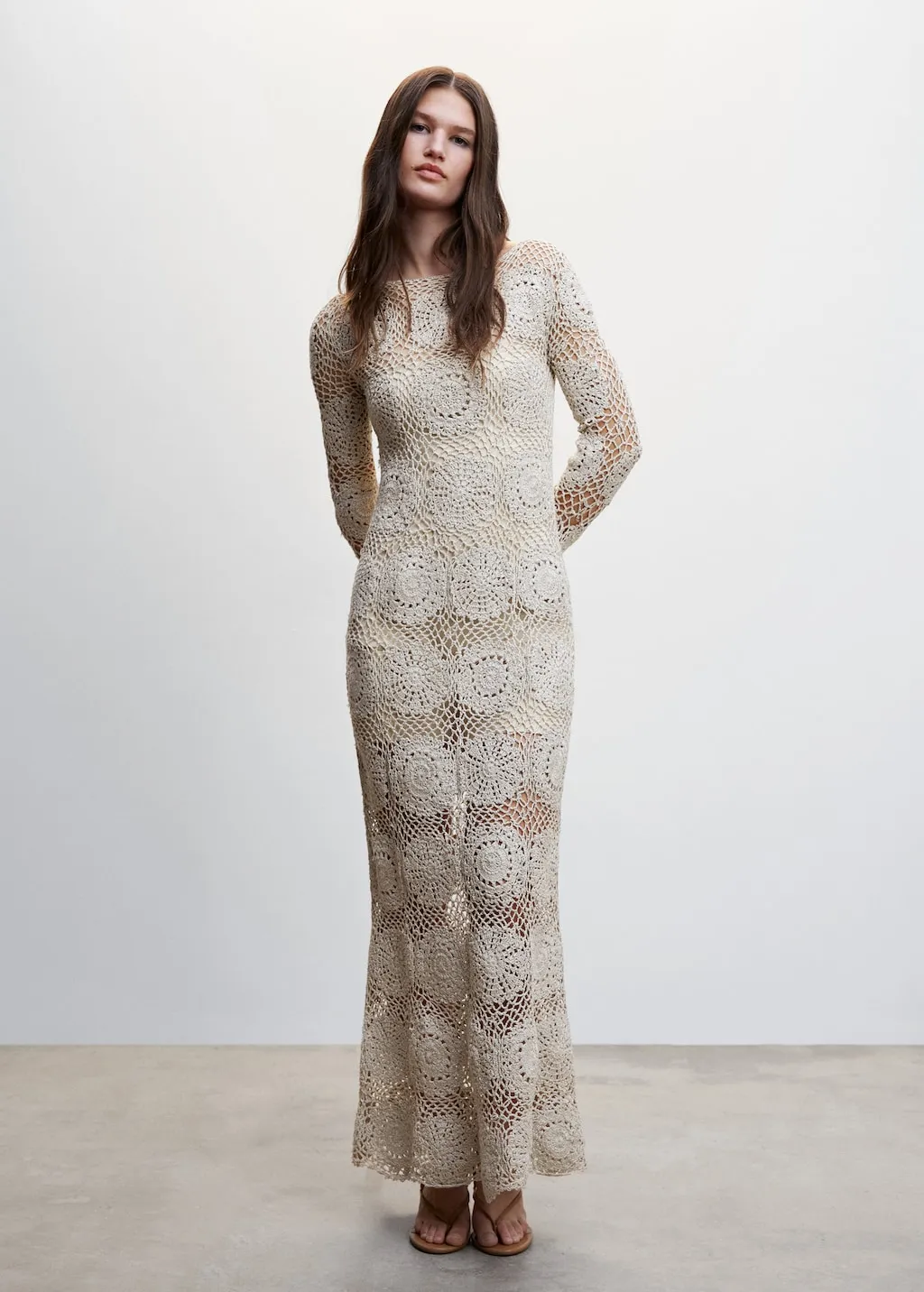 Vestito lungo crochet