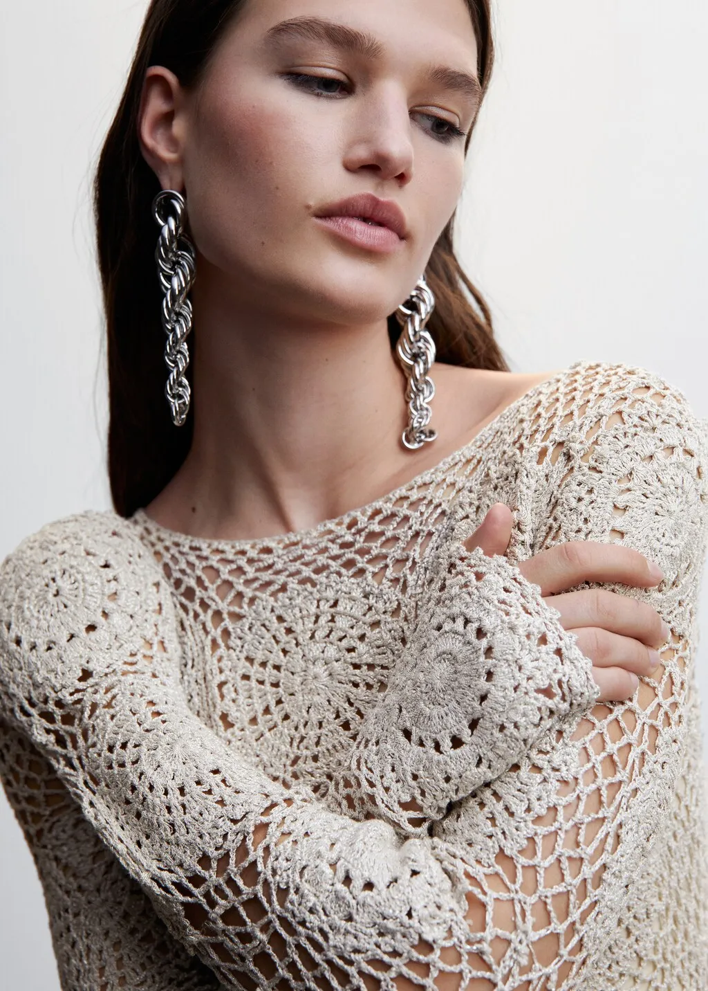 Vestito lungo crochet