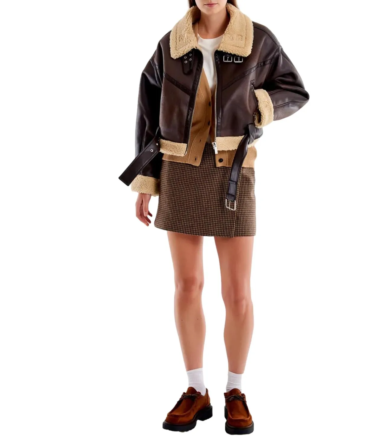 VICOLO Vicolo giubbino marrone donna