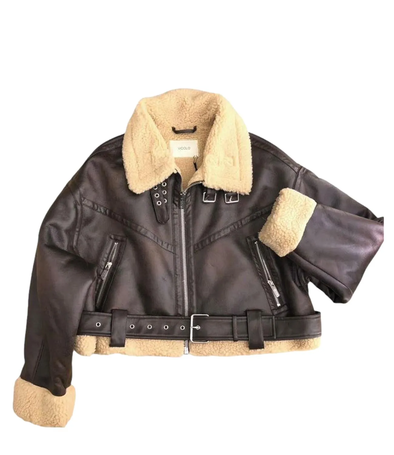 VICOLO Vicolo giubbino marrone donna